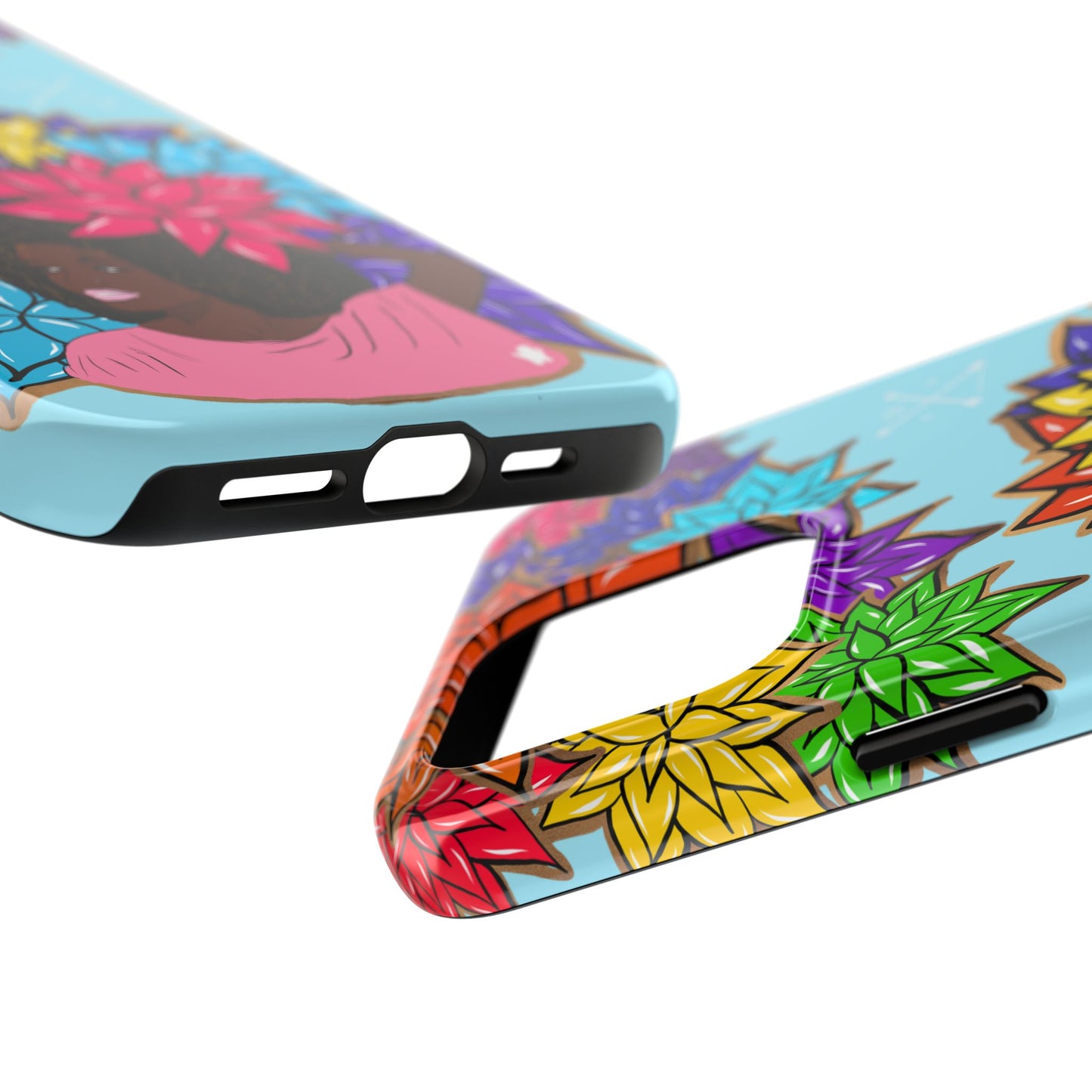 Beauty with Flowers - Tough Phone Cases