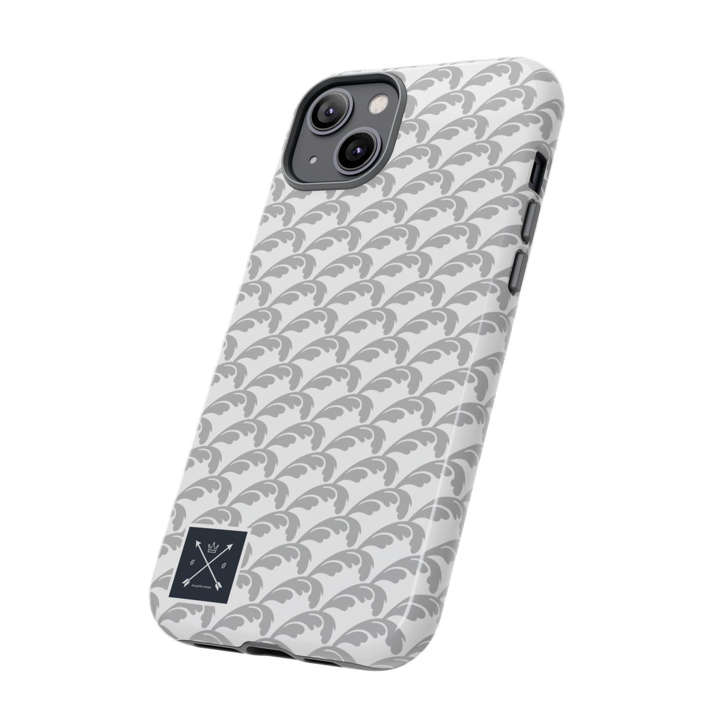 Beautiful Beloved Flourish (silver/white) - Tough Phone Cases