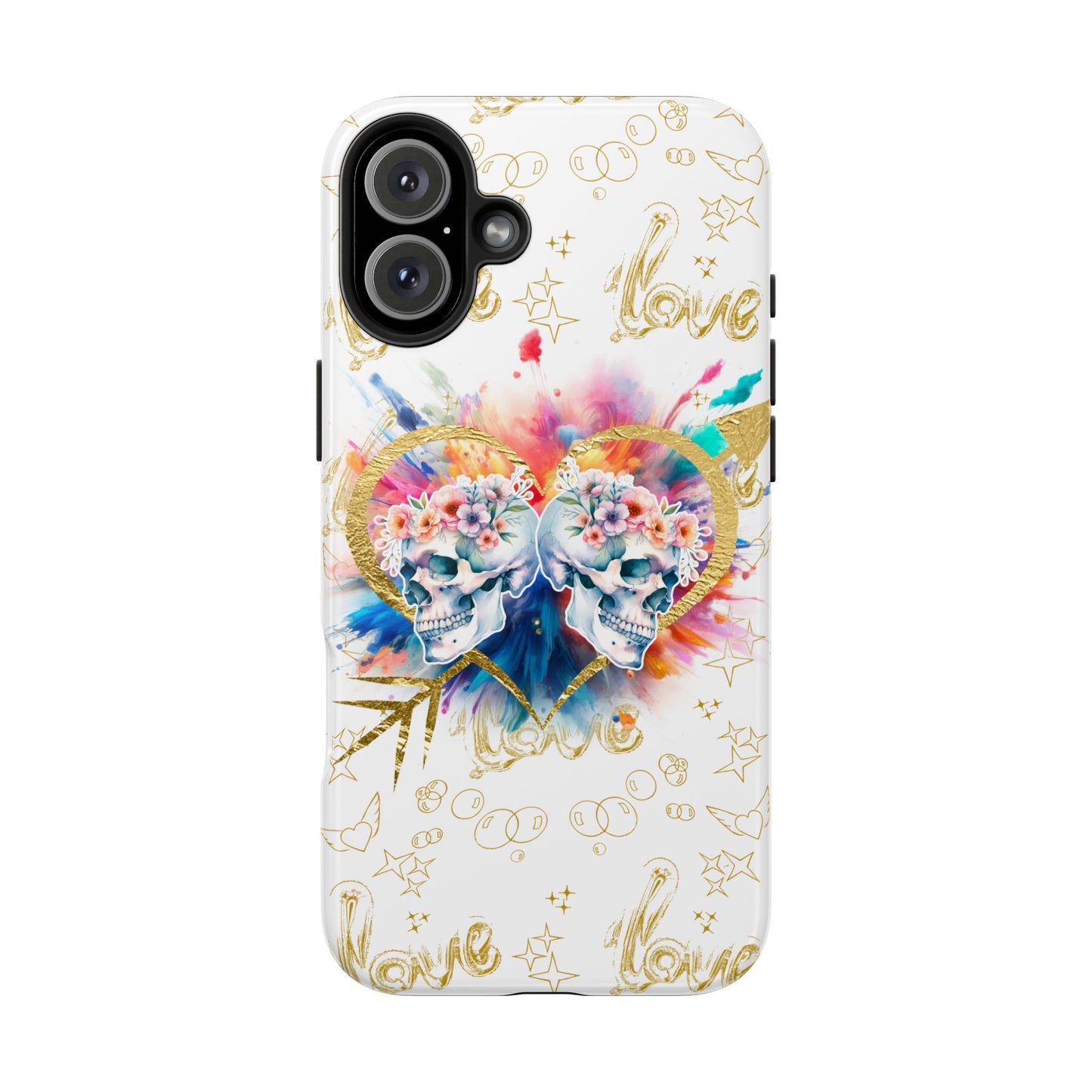 Love is Golden Watercolor - Tough Phone Cases
