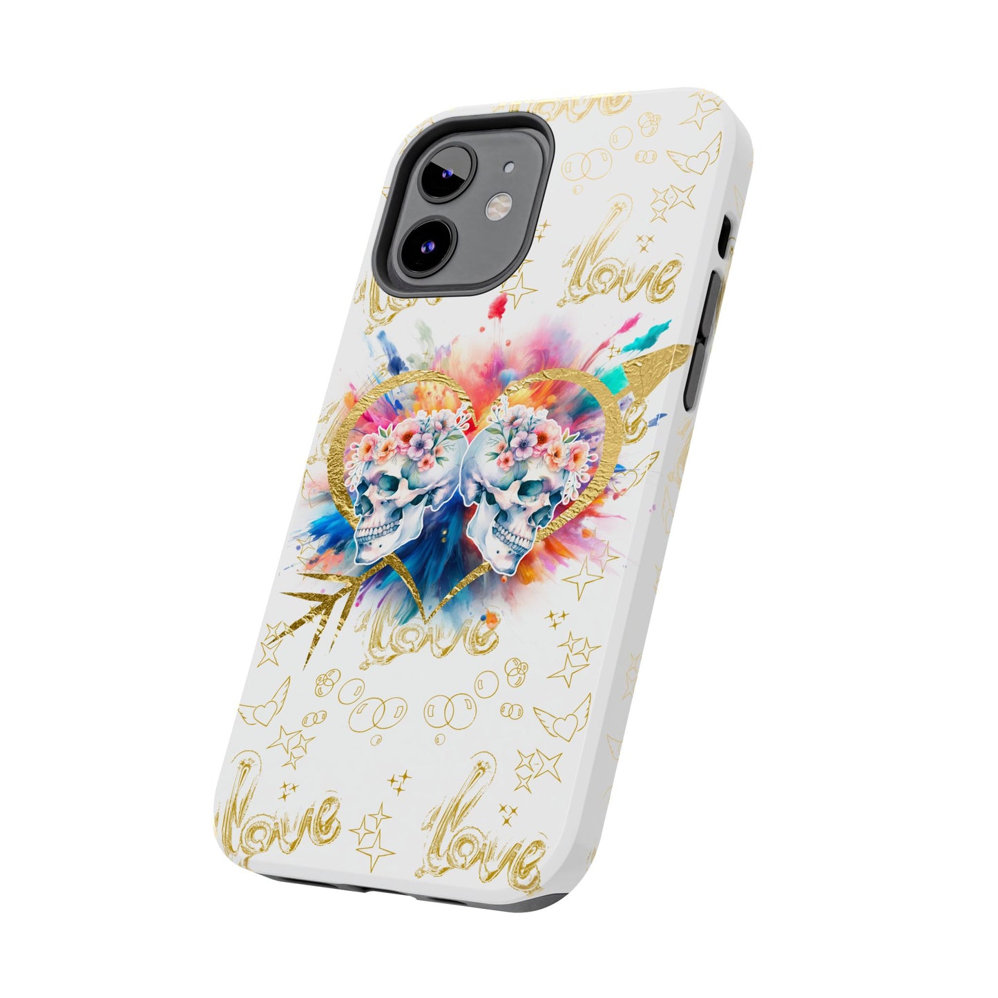 Love is Golden Watercolor - Tough Phone Cases