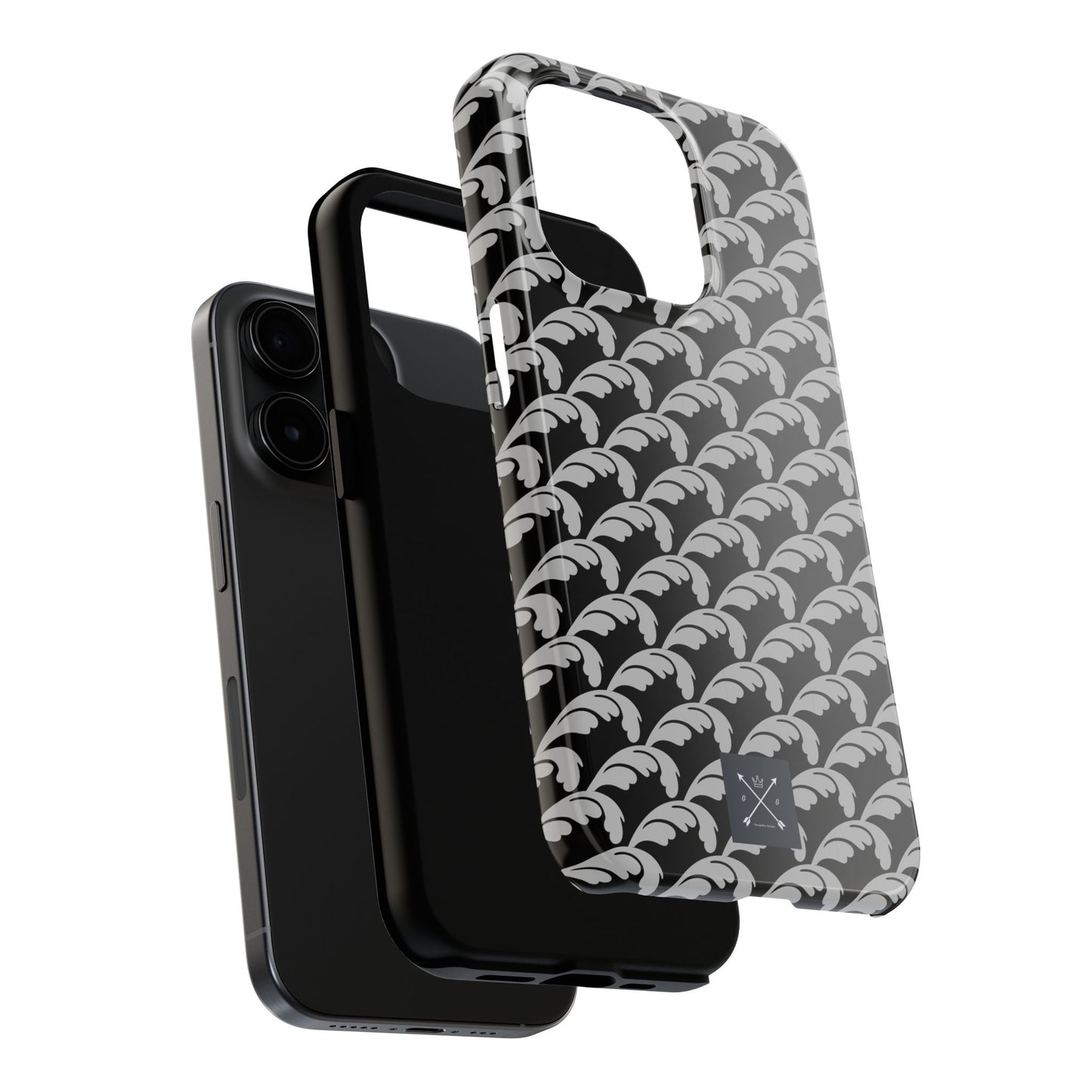 Beautiful Beloved One Flourish (silver/black) - Tough Phone Cases