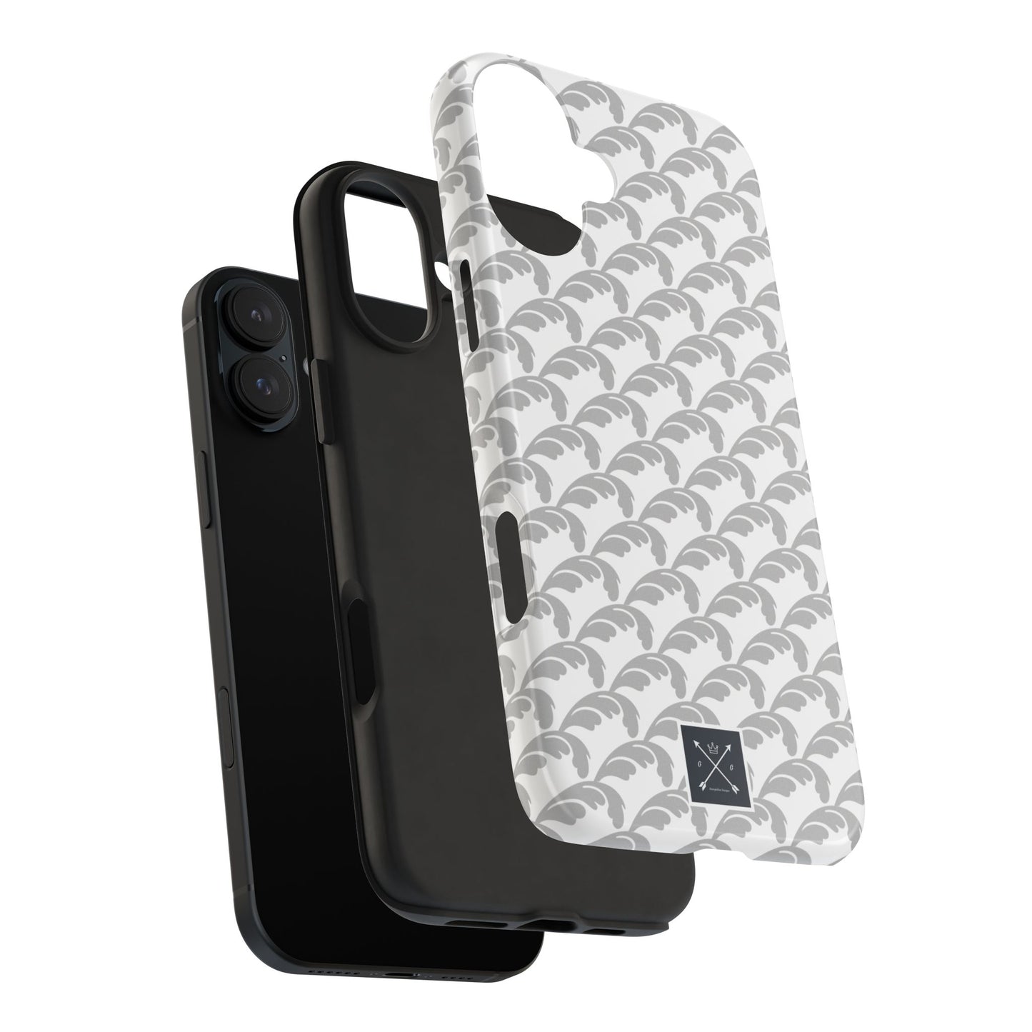 Beautiful Beloved Flourish (white/silver) - Tough Phone Cases