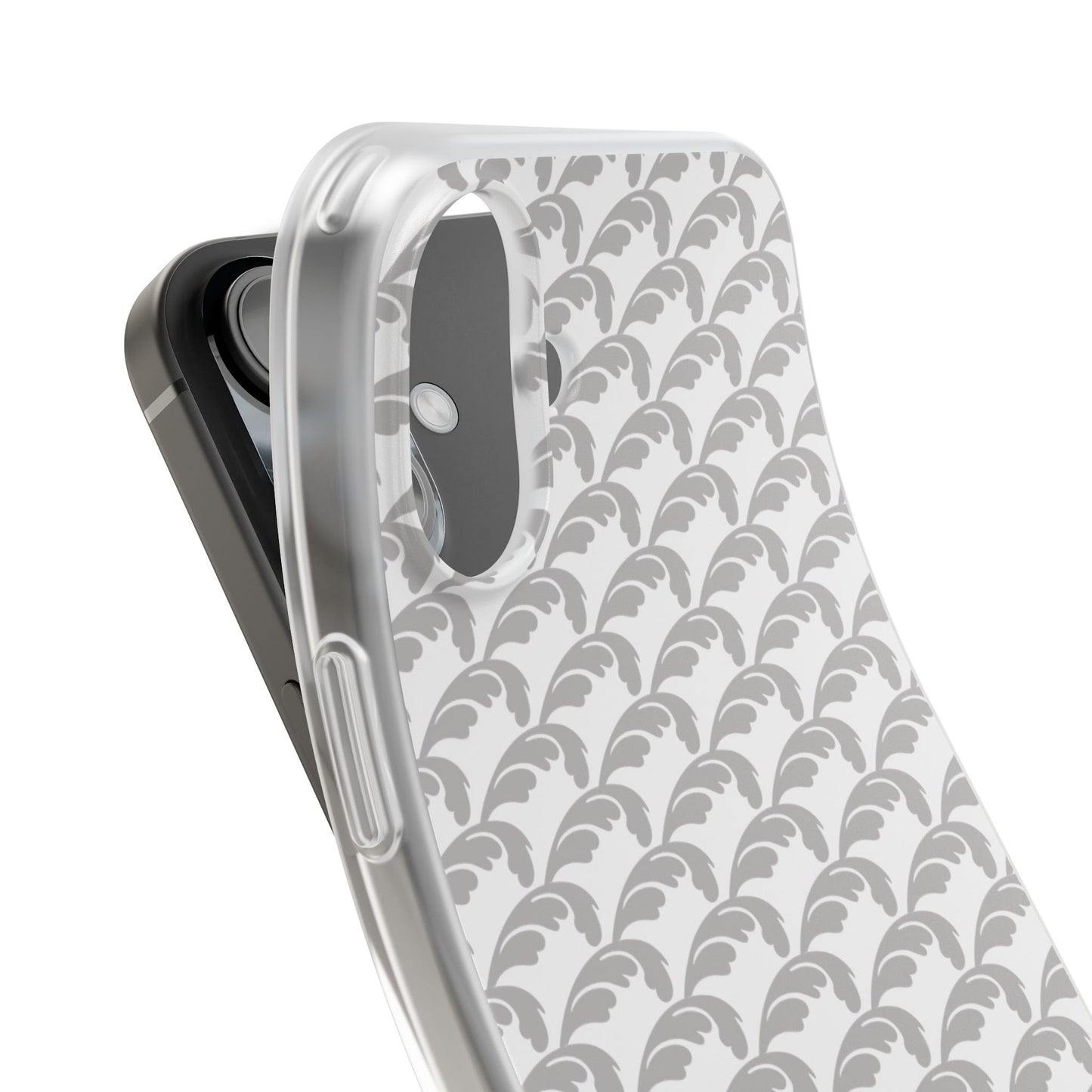 Beautiful Beloved Flourish (silver/white) - Flexi Phone Cases
