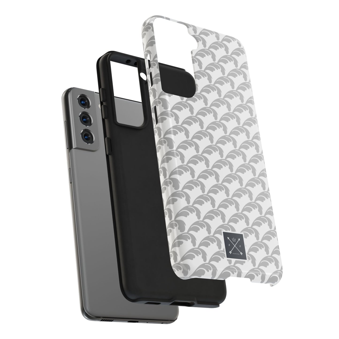 Beautiful Beloved Flourish (white/silver) - Tough Phone Cases
