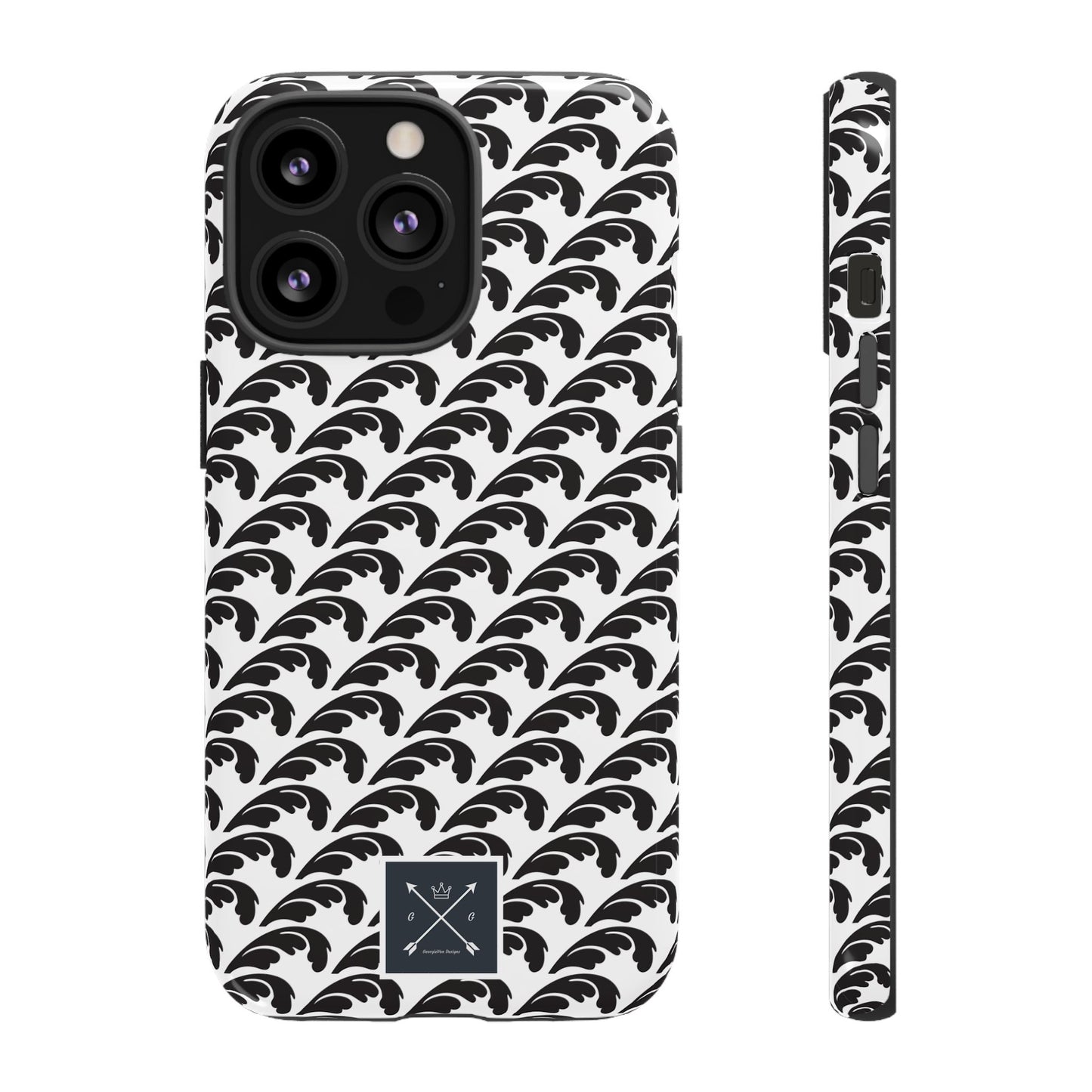 Beautiful Beloved One Flourish (black/white) - Tough Phone Cases