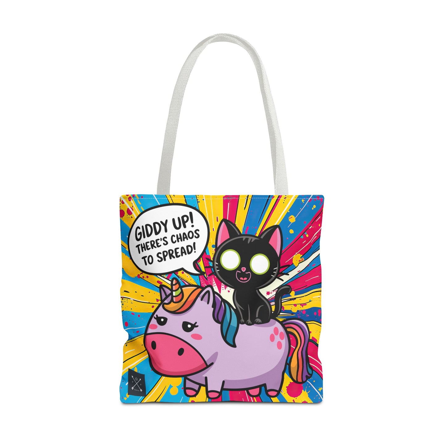 Giddy Up There's Chaos To Spread- Tote Bag