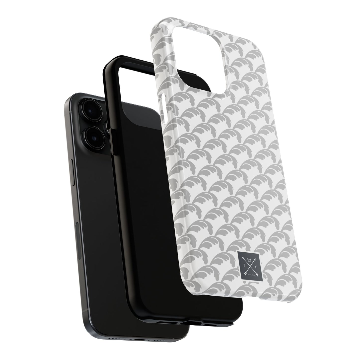 Beautiful Beloved Flourish (white/silver) - Tough Phone Cases