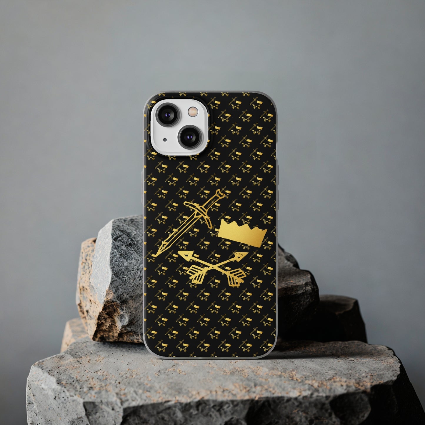 Gold and Bold Warrior - Flexi  Phone Cases