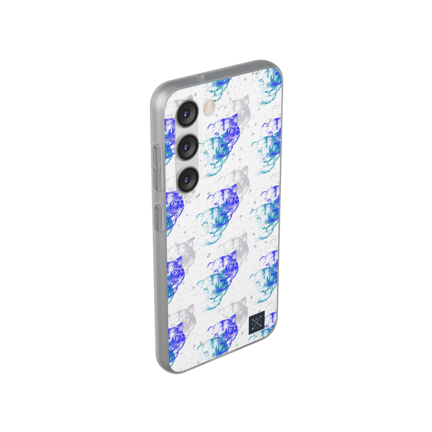 Lioness Arising (white/blue) - Flexi Phone Cases