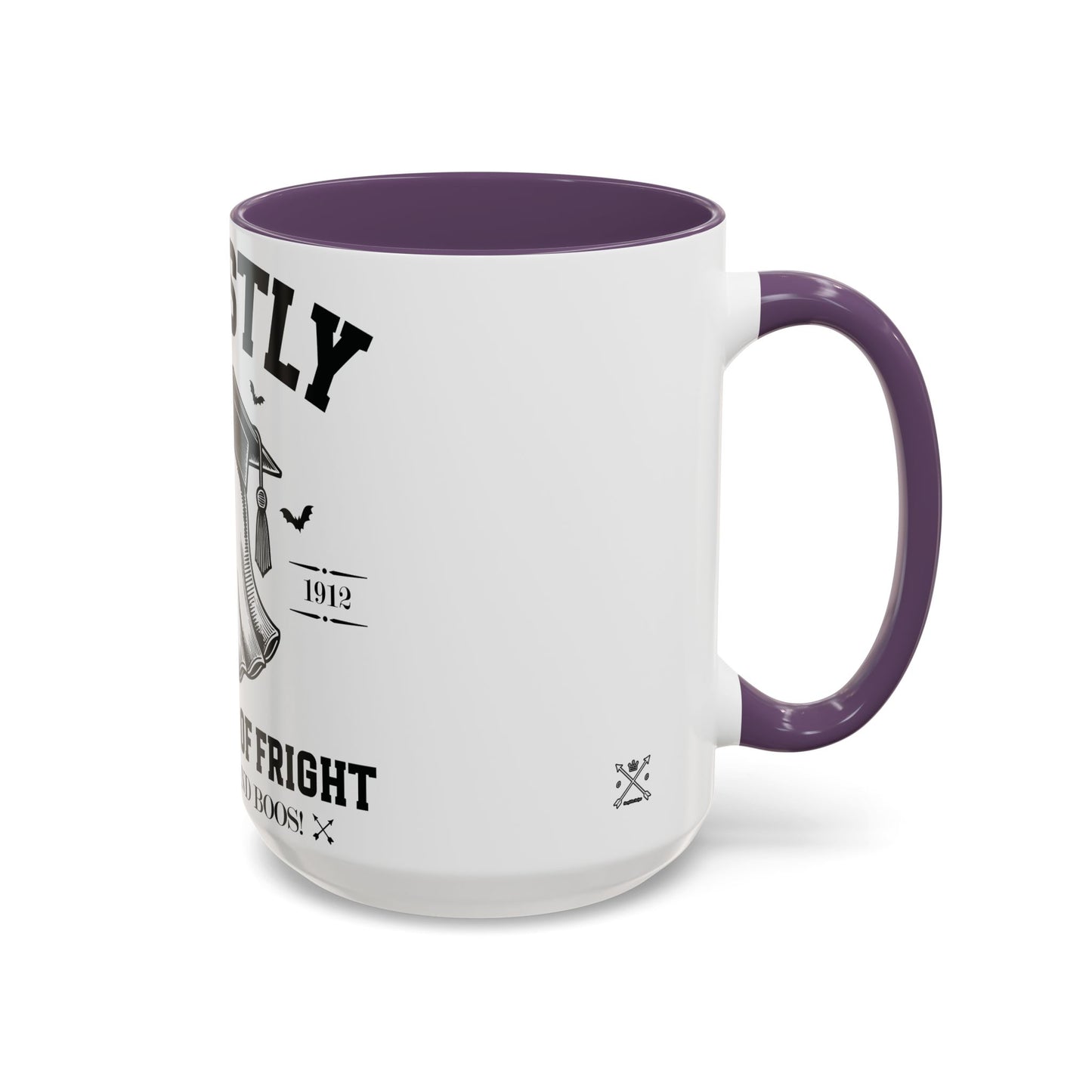 Ghostly Institute of Fright - Accent Coffee Mug (11, 15oz)