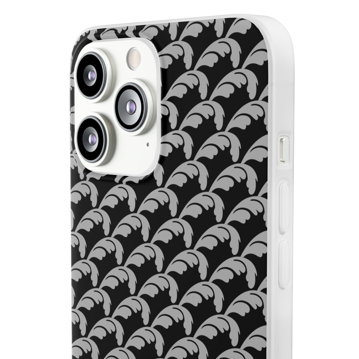 Beautiful Beloved Flourish (silver/black) - Flexi Phone Cases