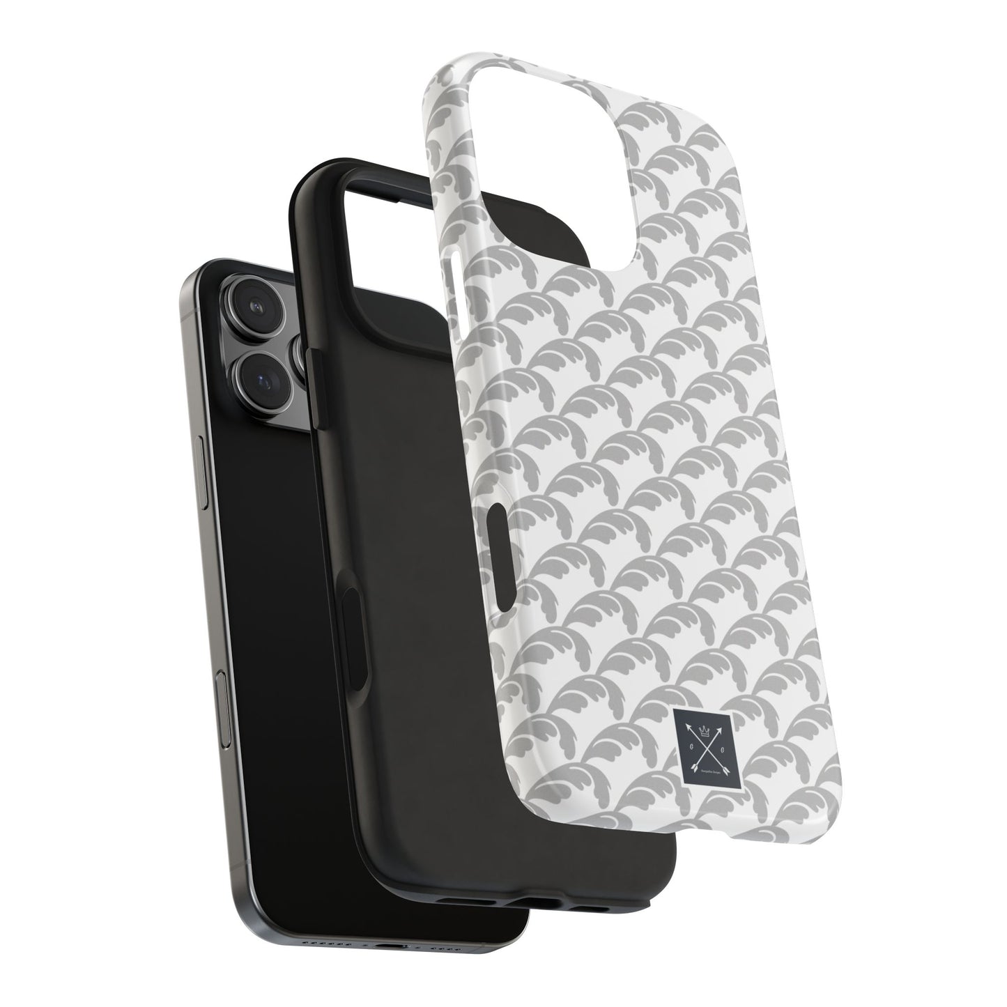Beautiful Beloved Flourish (white/silver) - Tough Phone Cases