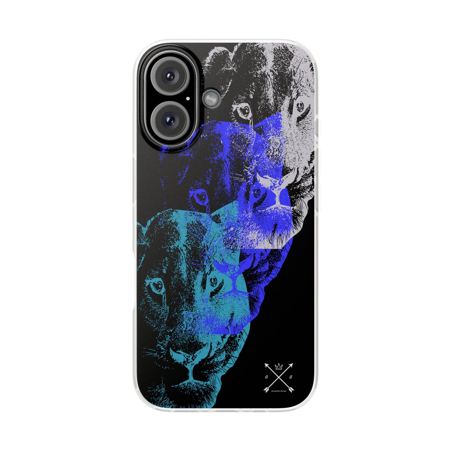 Lioness Arising (black/blue/silver) - Flexi Cases