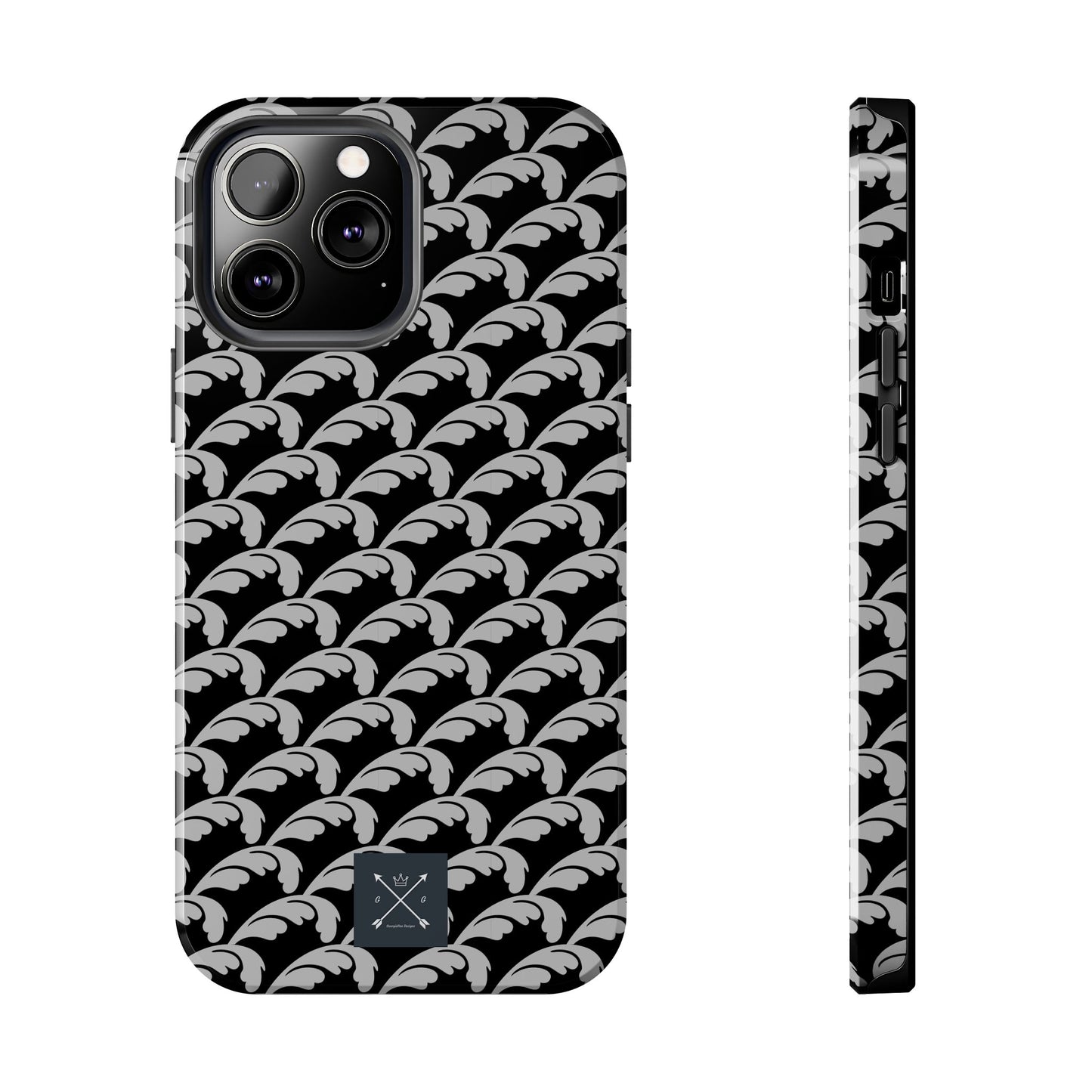 Beautiful Beloved One Flourish (silver/black) - Tough Phone Cases