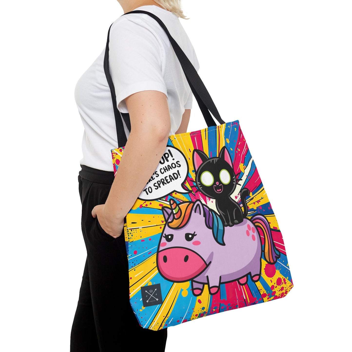 Giddy Up There's Chaos To Spread- Tote Bag