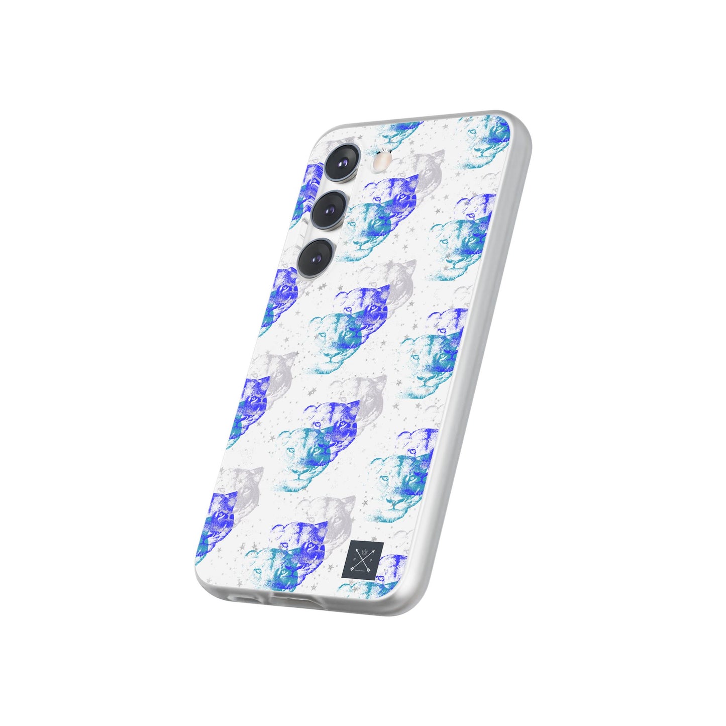 Lioness Arising (white/blue) - Flexi Phone Cases