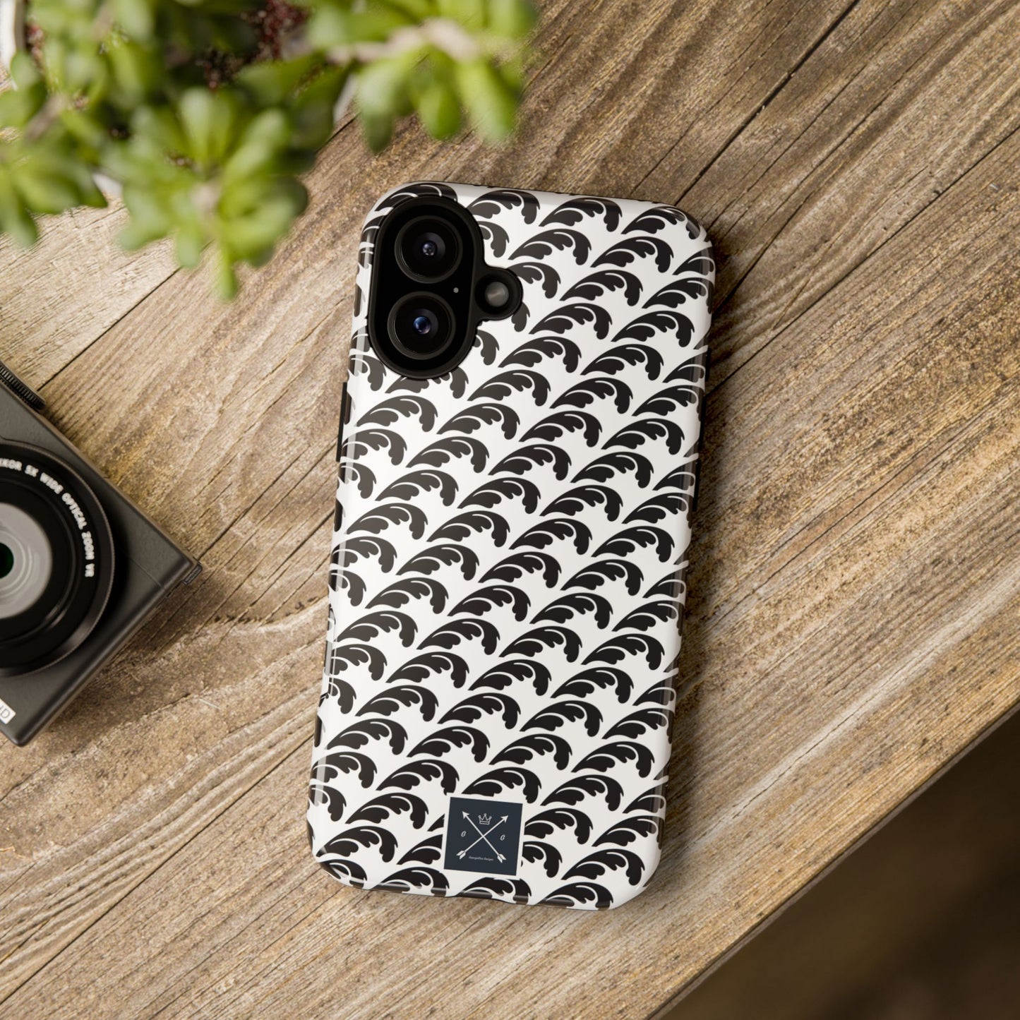Beautiful Beloved One Flourish (black/white) - Tough Phone Cases