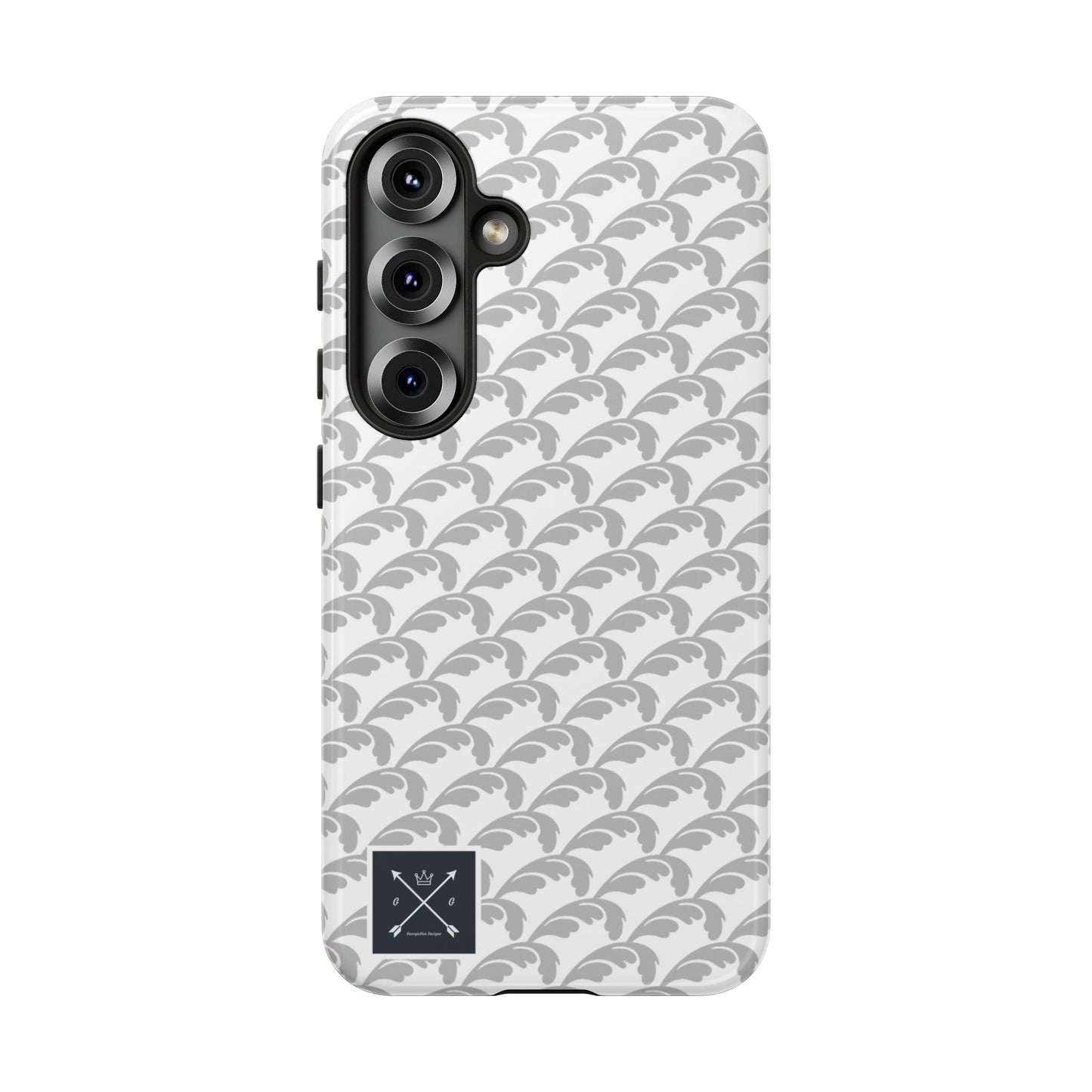 Beautiful Beloved Flourish (silver/white) - Tough Phone Cases