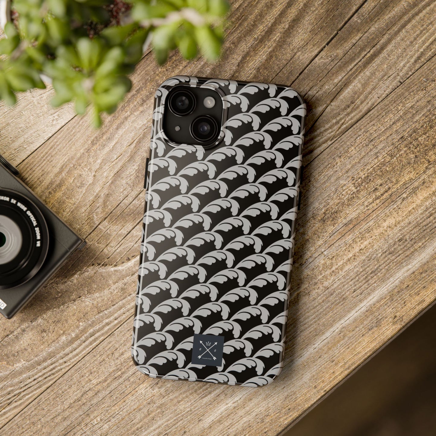 Beautiful Beloved One Flourish (silver/black) - Tough Phone Cases