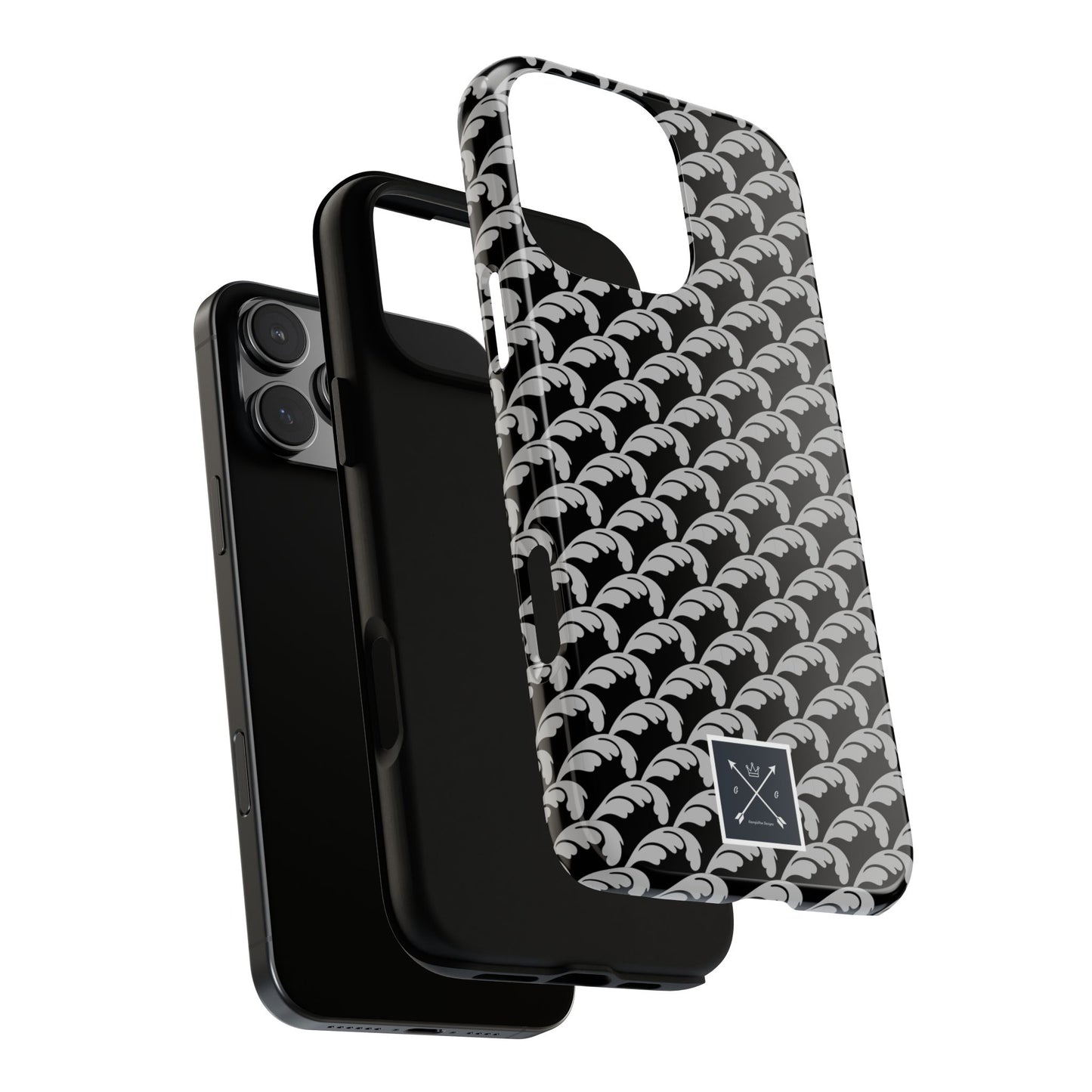 Beautiful Beloved One Flourish (black/silver) - Tough Phone Cases