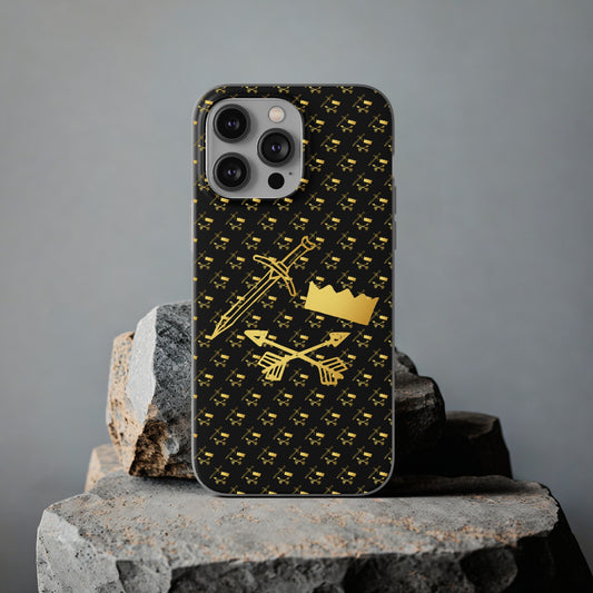 Gold and Bold Warrior - Flexi  Phone Cases