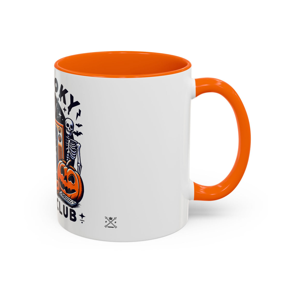 Spoooky Movie Club Skeletons - Color Accent Coffee Mug