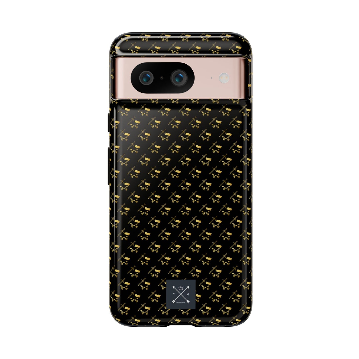 Gold and Bold Warrior Pattern - Tough Phone Cases