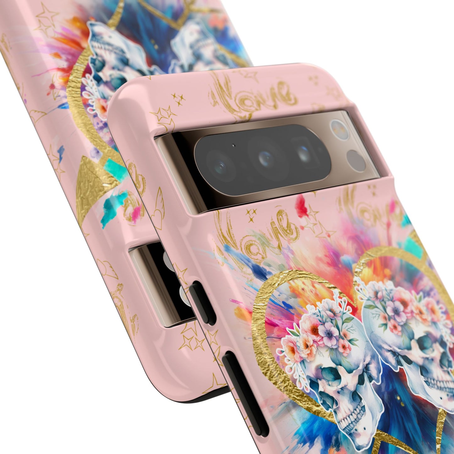 Love is Golden Watercolor (pink) - Tough Cases
