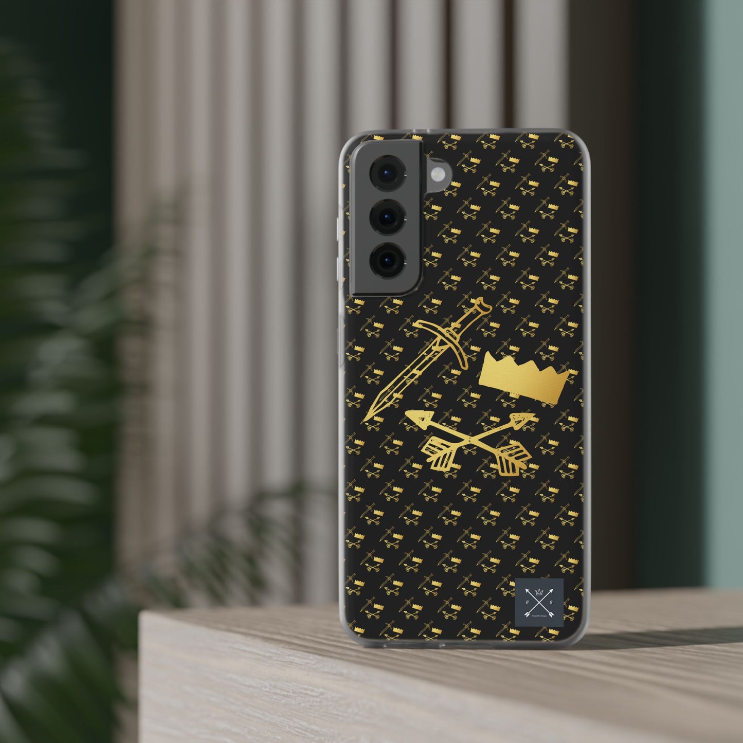 Gold and Bold Warrior - Flexi  Phone Cases