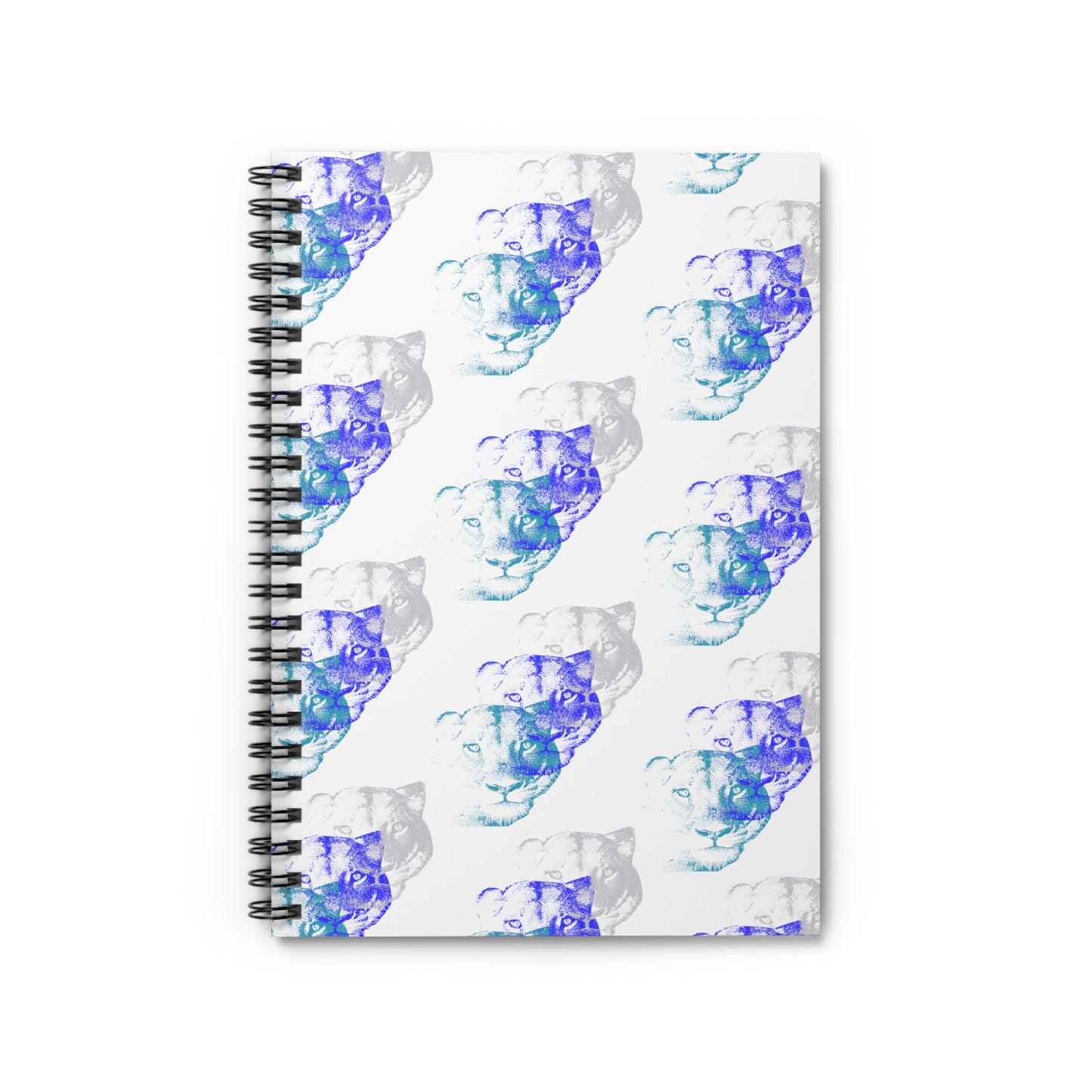 Lioness Arising - Spiral Notebook - Ruled Line - wht