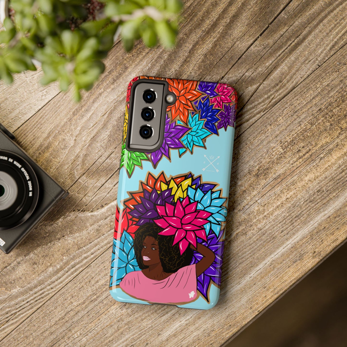 Beauty with Flowers - Tough Phone Cases