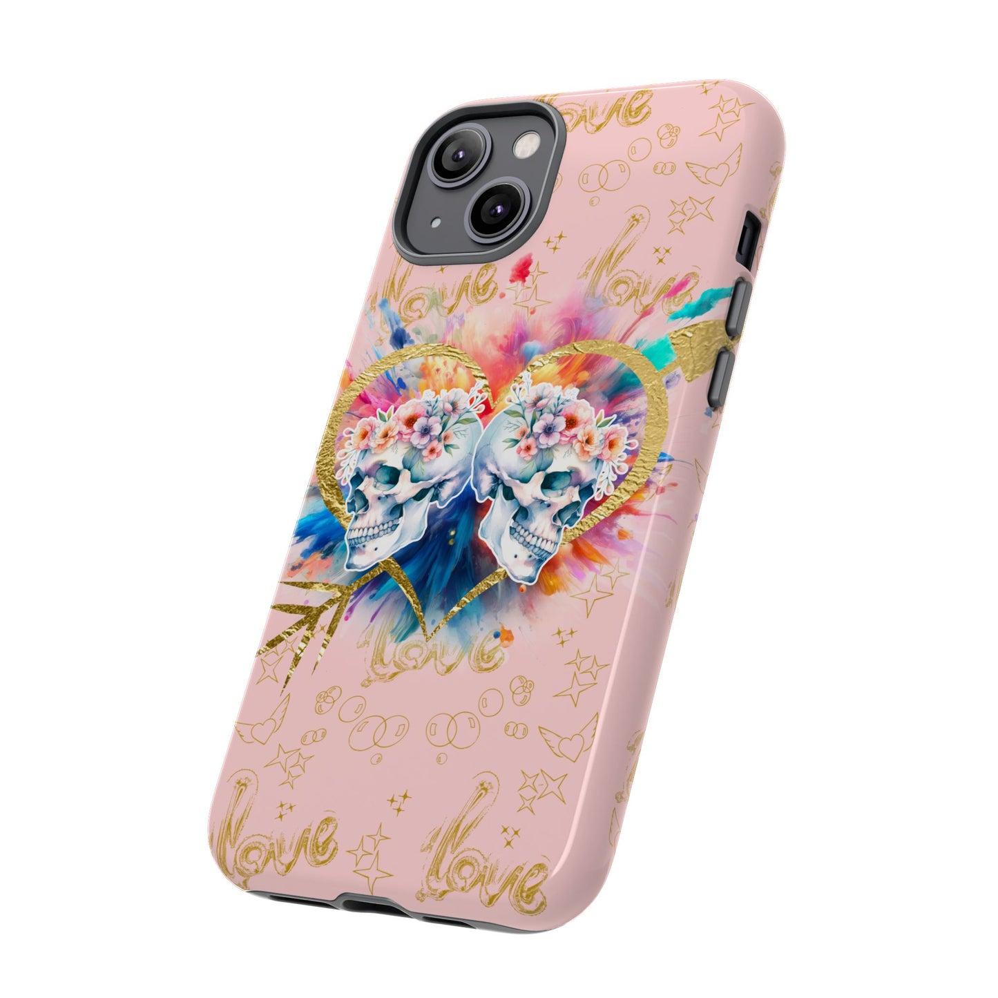 Love is Golden Watercolor (pink) - Tough Cases