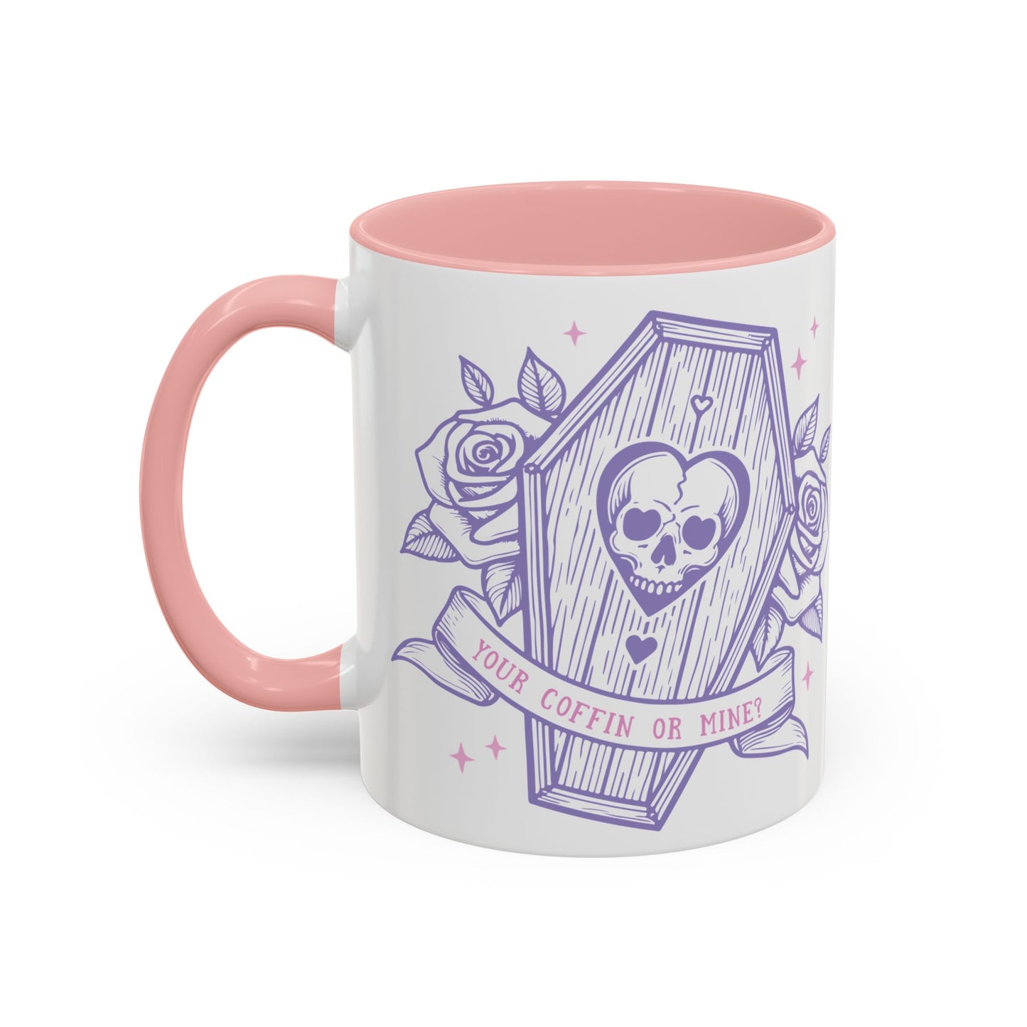 Your Coffin or Mine? - Accent Coffee Mug (11, 15oz)