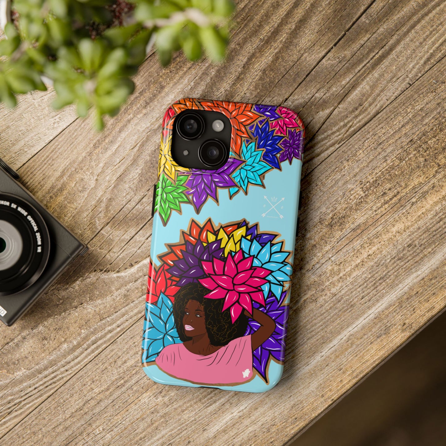 Beauty with Flowers - Tough Phone Cases