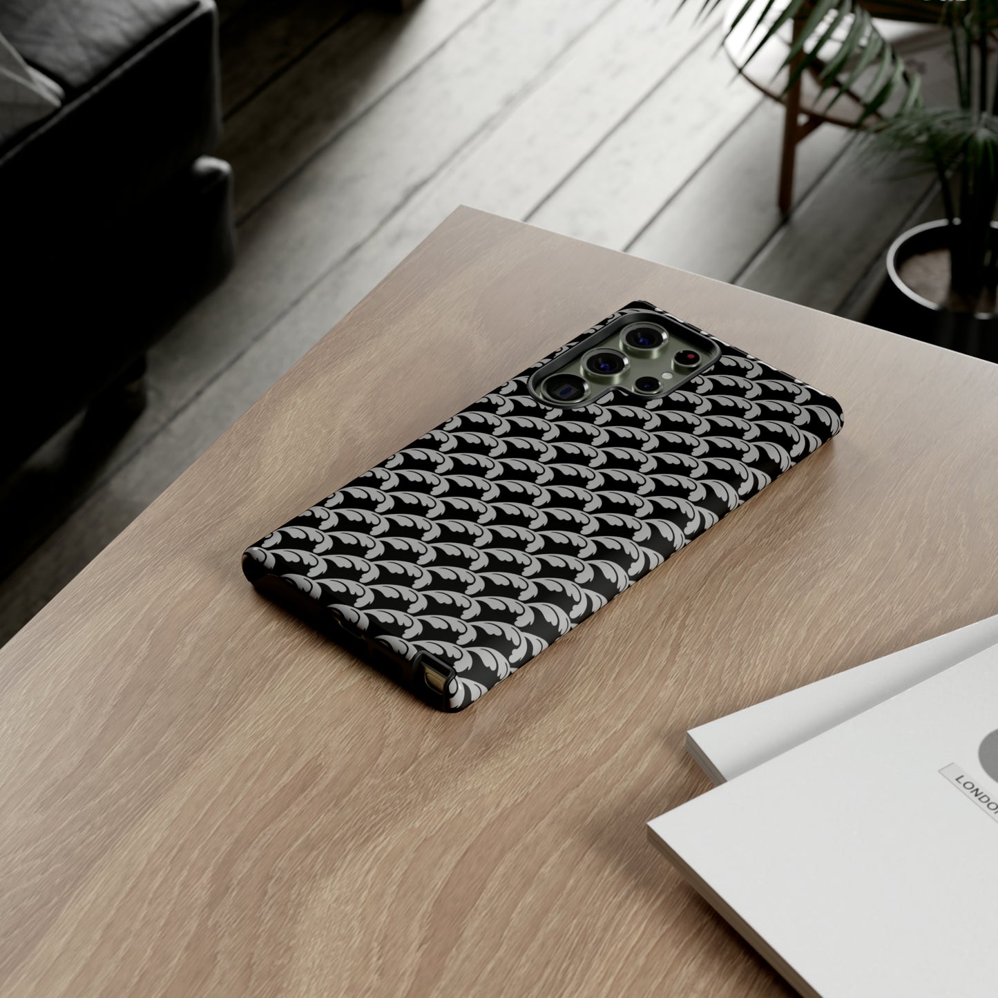 Beautiful Beloved One Flourish (black/silver) - Tough Phone Cases