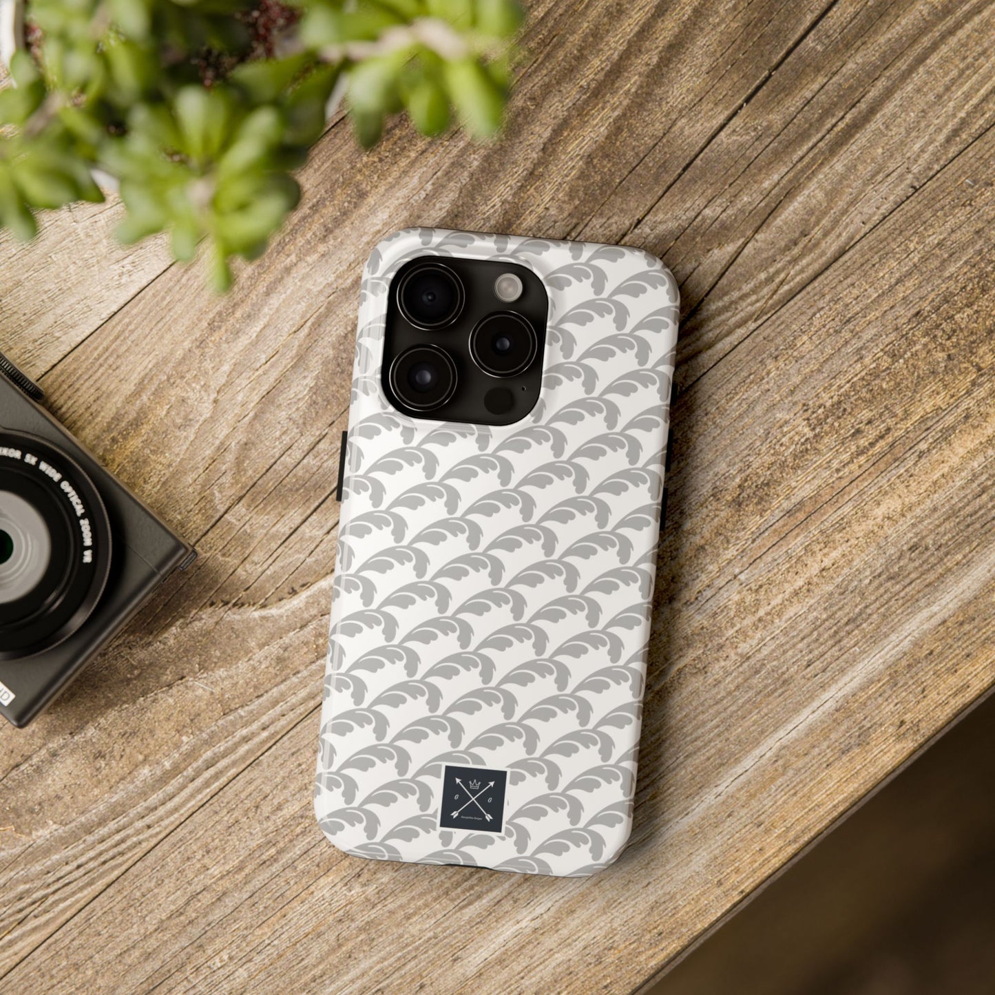 Beautiful Beloved Flourish (white/silver) - Tough Phone Cases