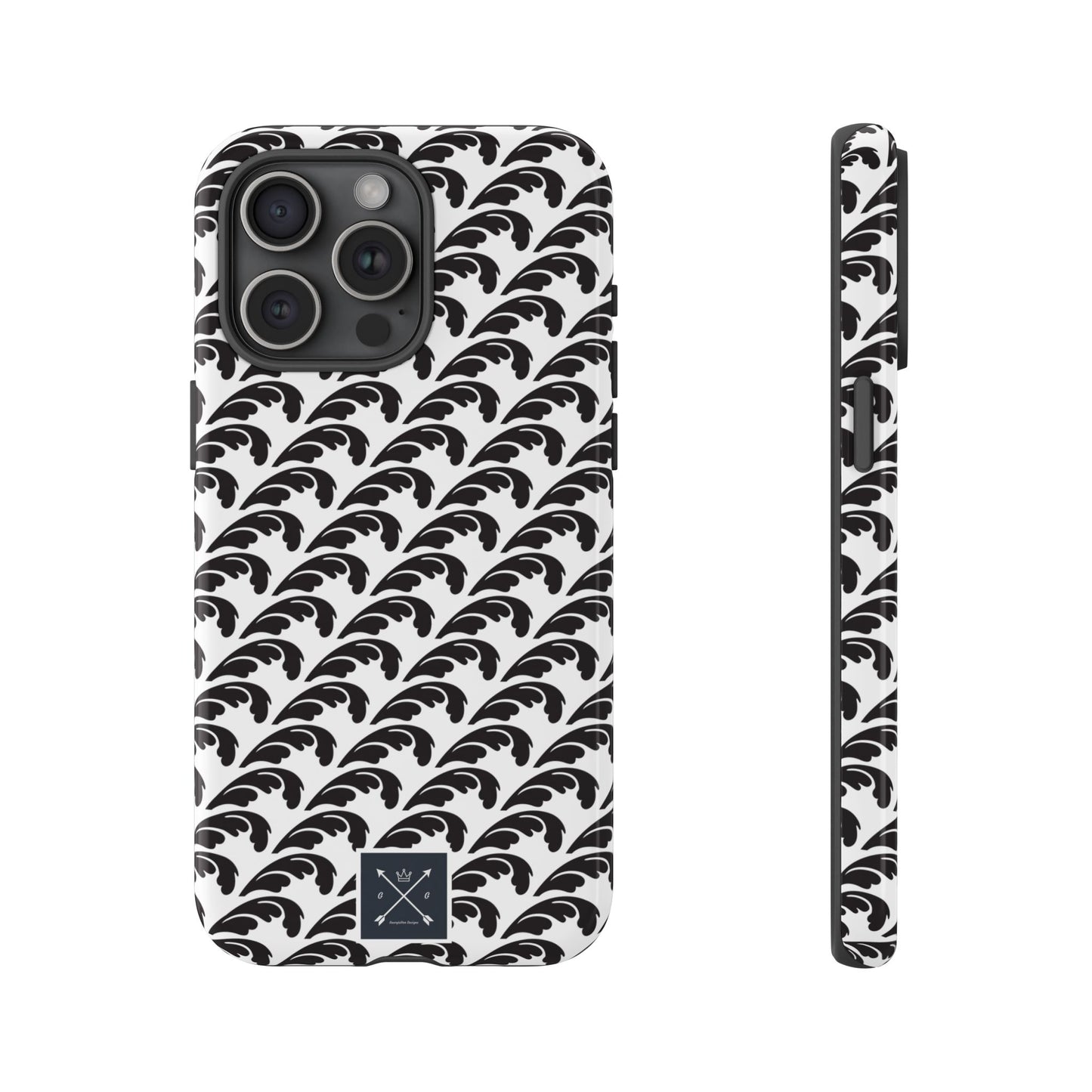 Beautiful Beloved One Flourish (black/white) - Tough Phone Cases