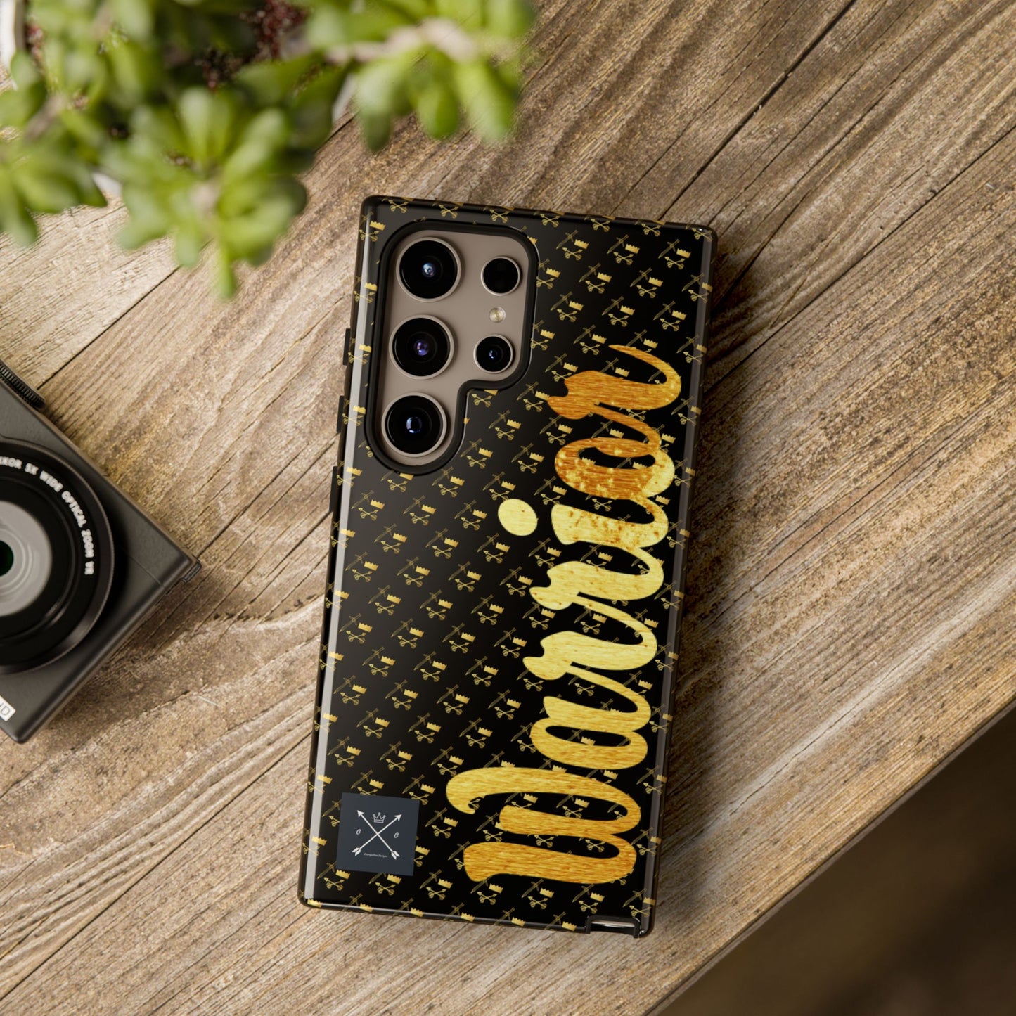 Gold and Bold Warrior - Tough Phone Cases
