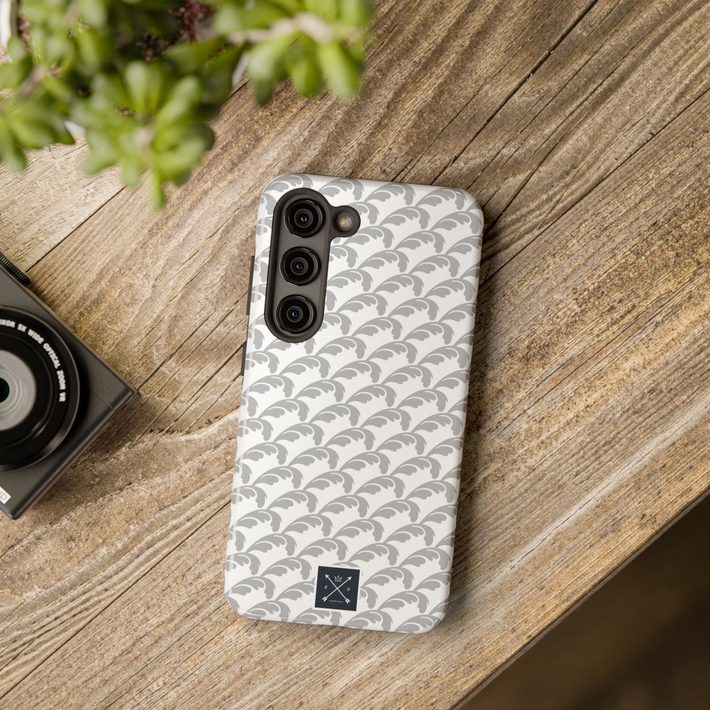 Beautiful Beloved Flourish (white/silver) - Tough Phone Cases