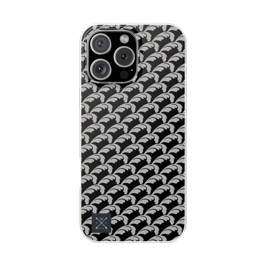 Beautiful Beloved Flourish (silver/black) - Flexi Phone Cases