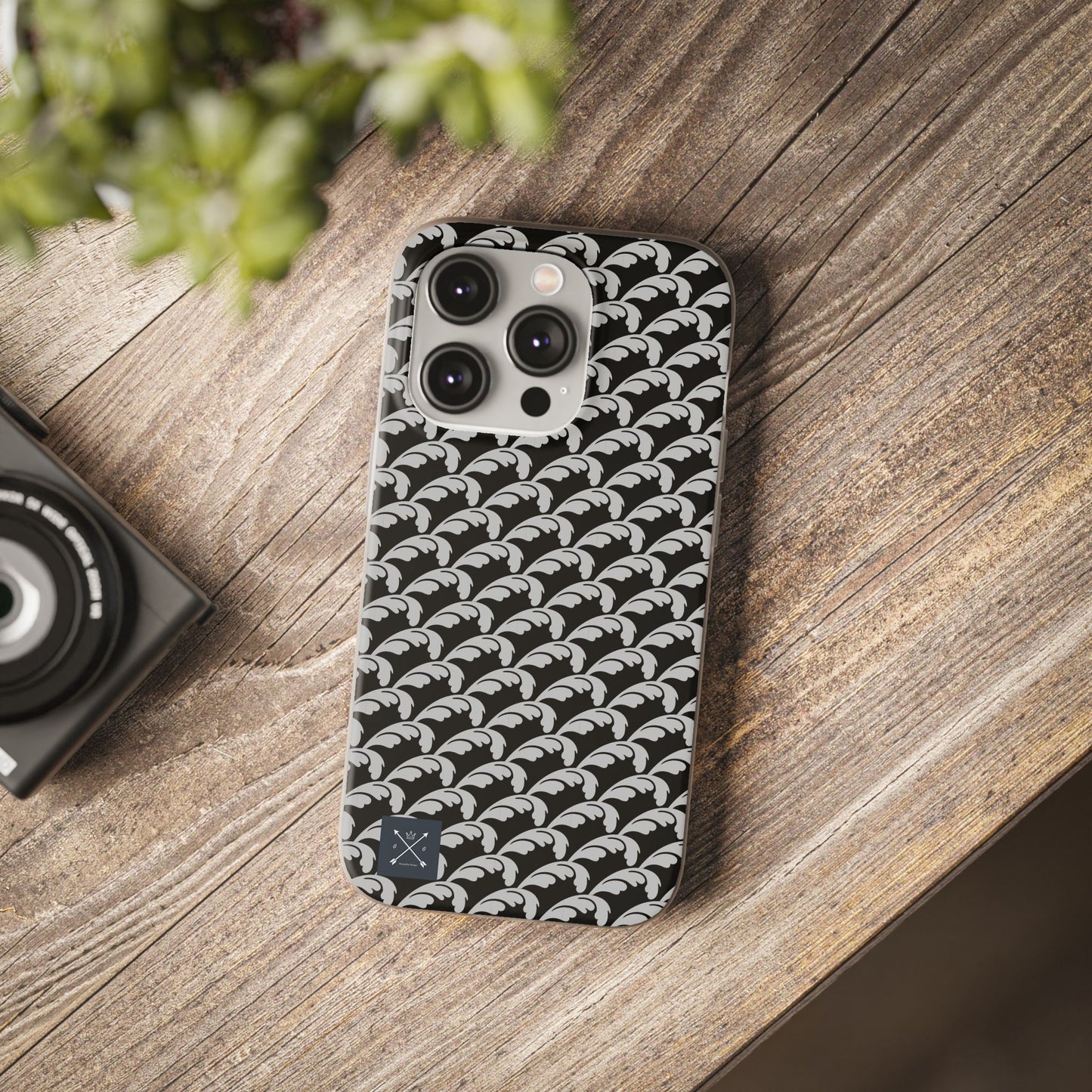 Beautiful Beloved Flourish (silver/black) - Flexi Phone Cases
