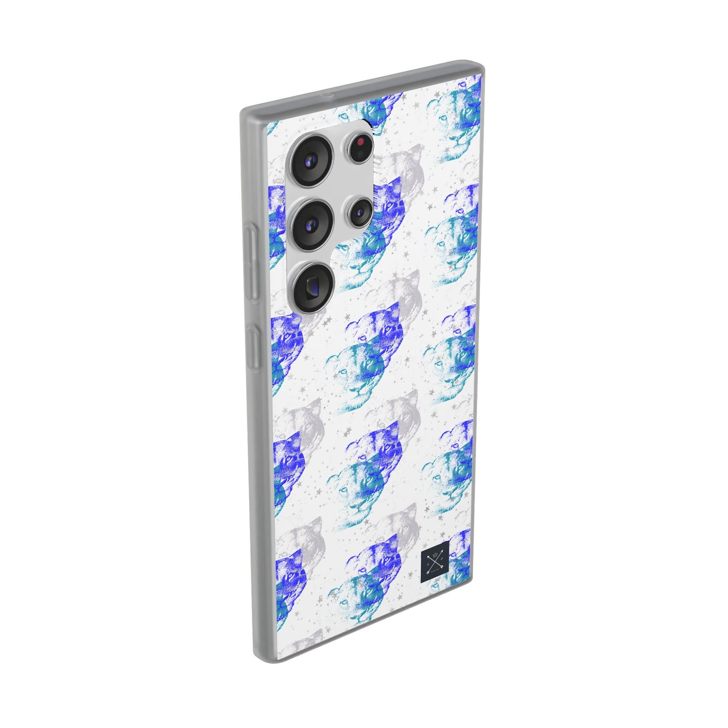 Lioness Arising (white/blue) - Flexi Phone Cases