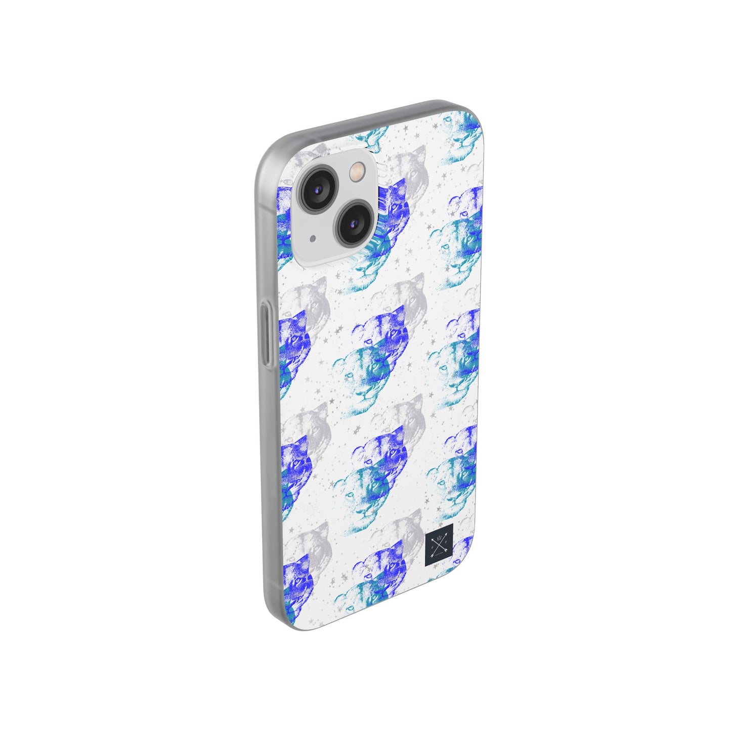 Lioness Arising (white/blue) - Flexi Phone Cases