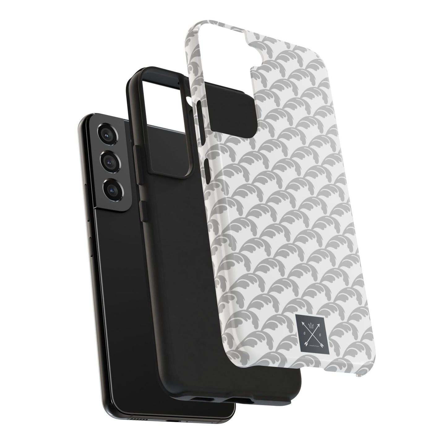 Beautiful Beloved Flourish (white/silver) - Tough Phone Cases