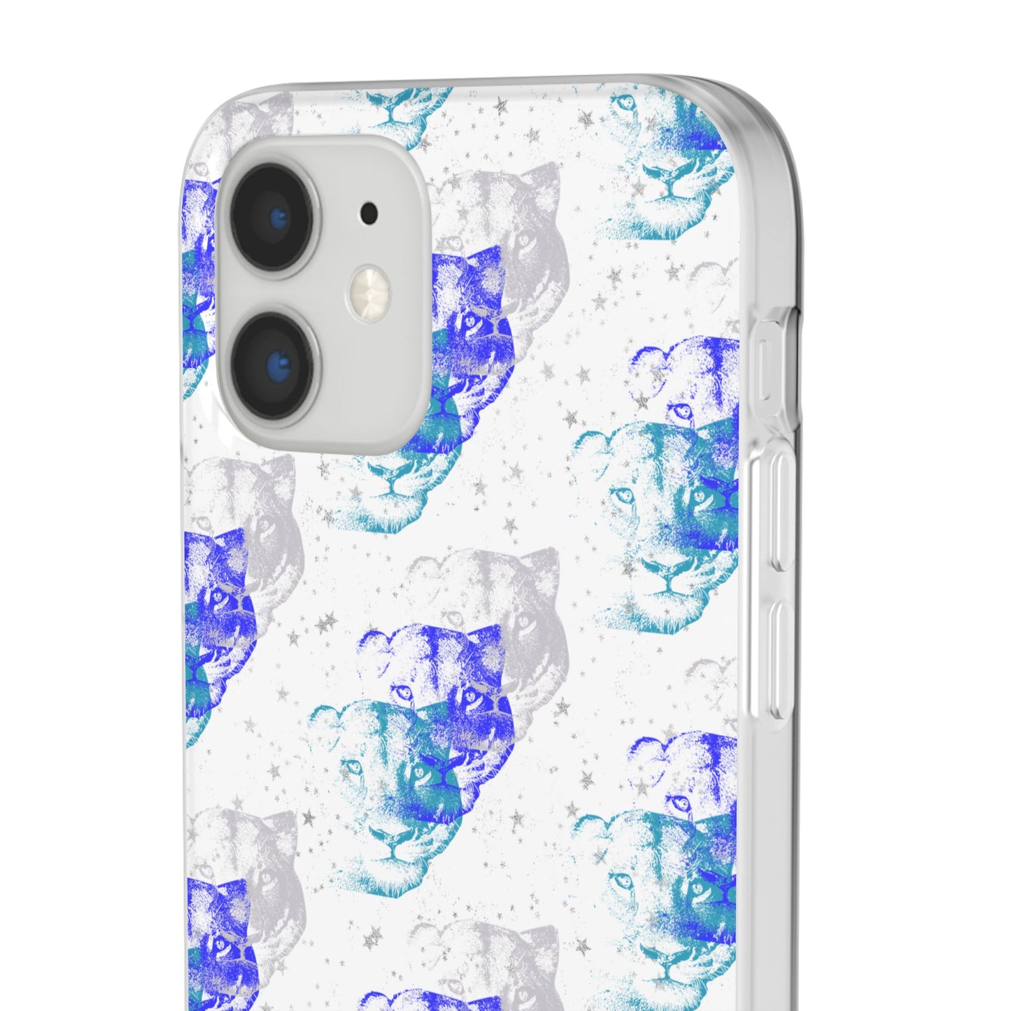 Lioness Arising (white/blue) - Flexi Phone Cases