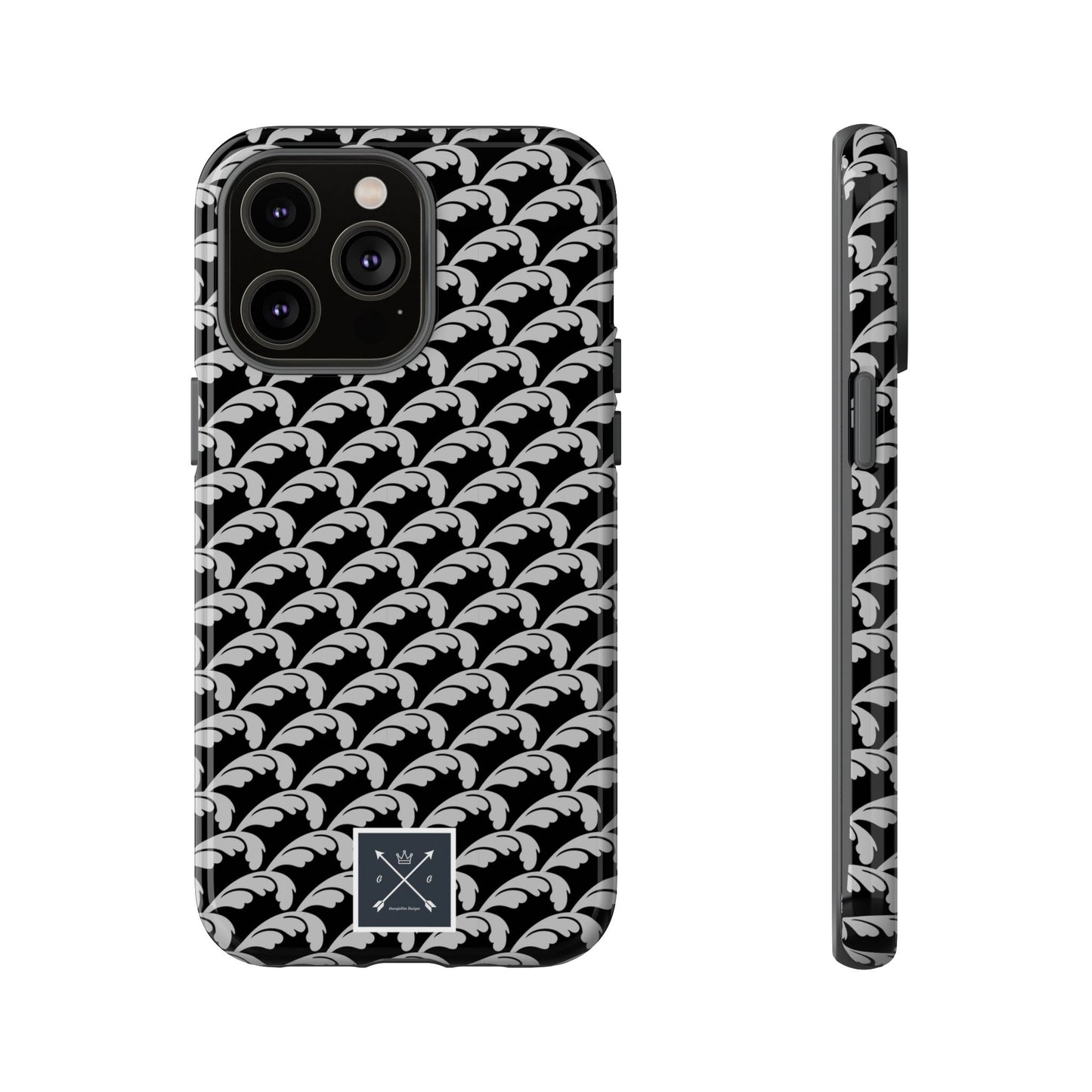 Beautiful Beloved One Flourish (black/silver) - Tough Phone Cases