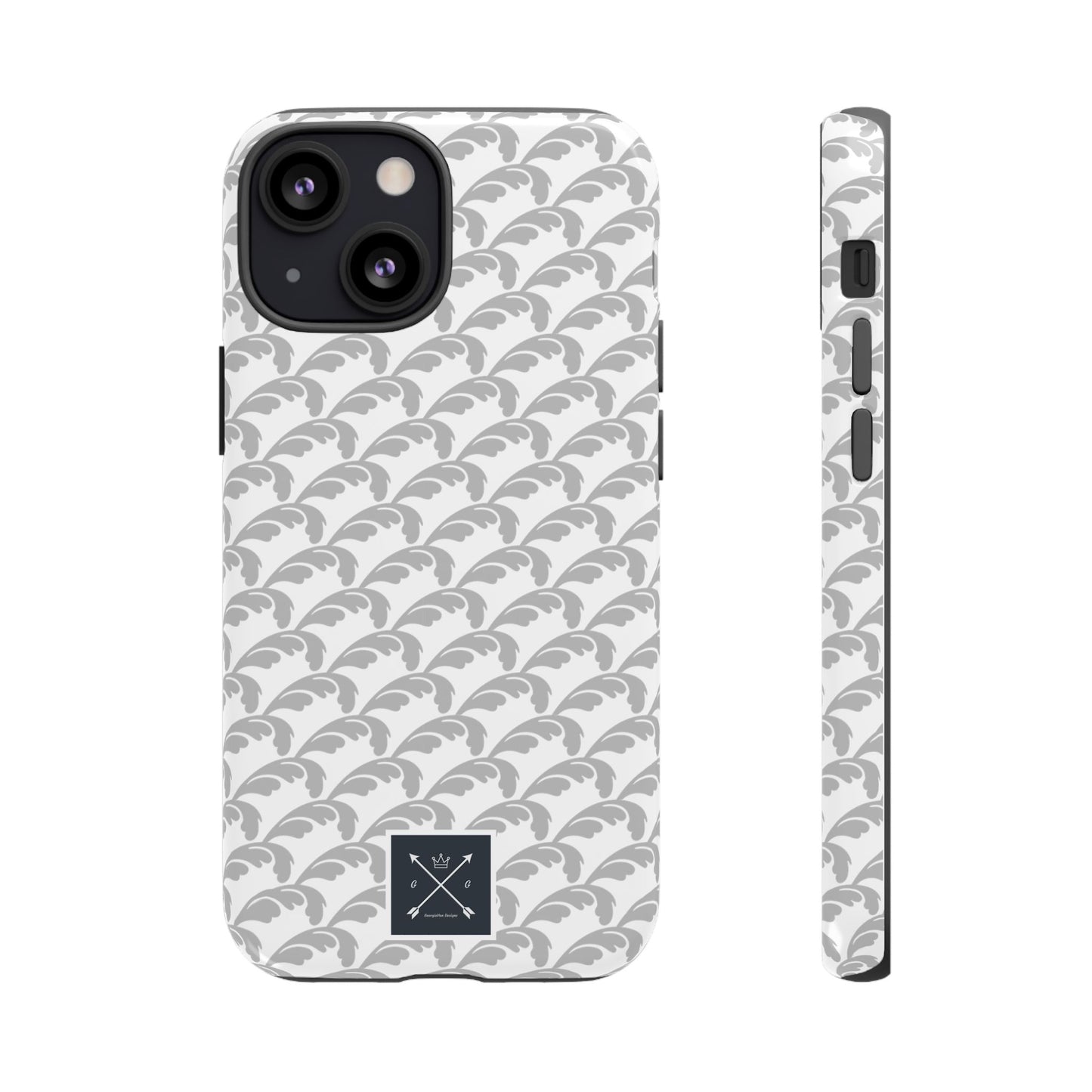Beautiful Beloved Flourish (silver/white) - Tough Phone Cases