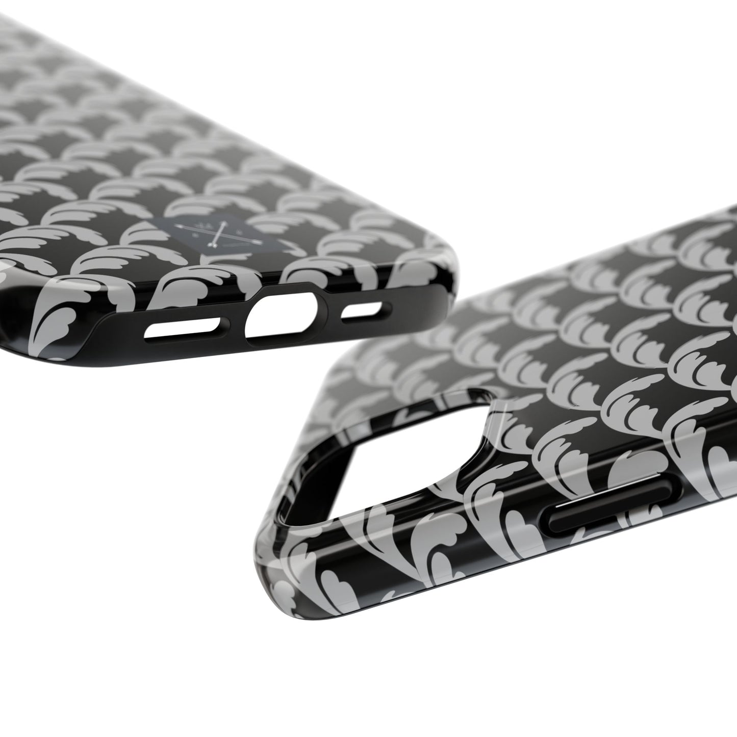 Beautiful Beloved One Flourish (silver/black) - Tough Phone Cases