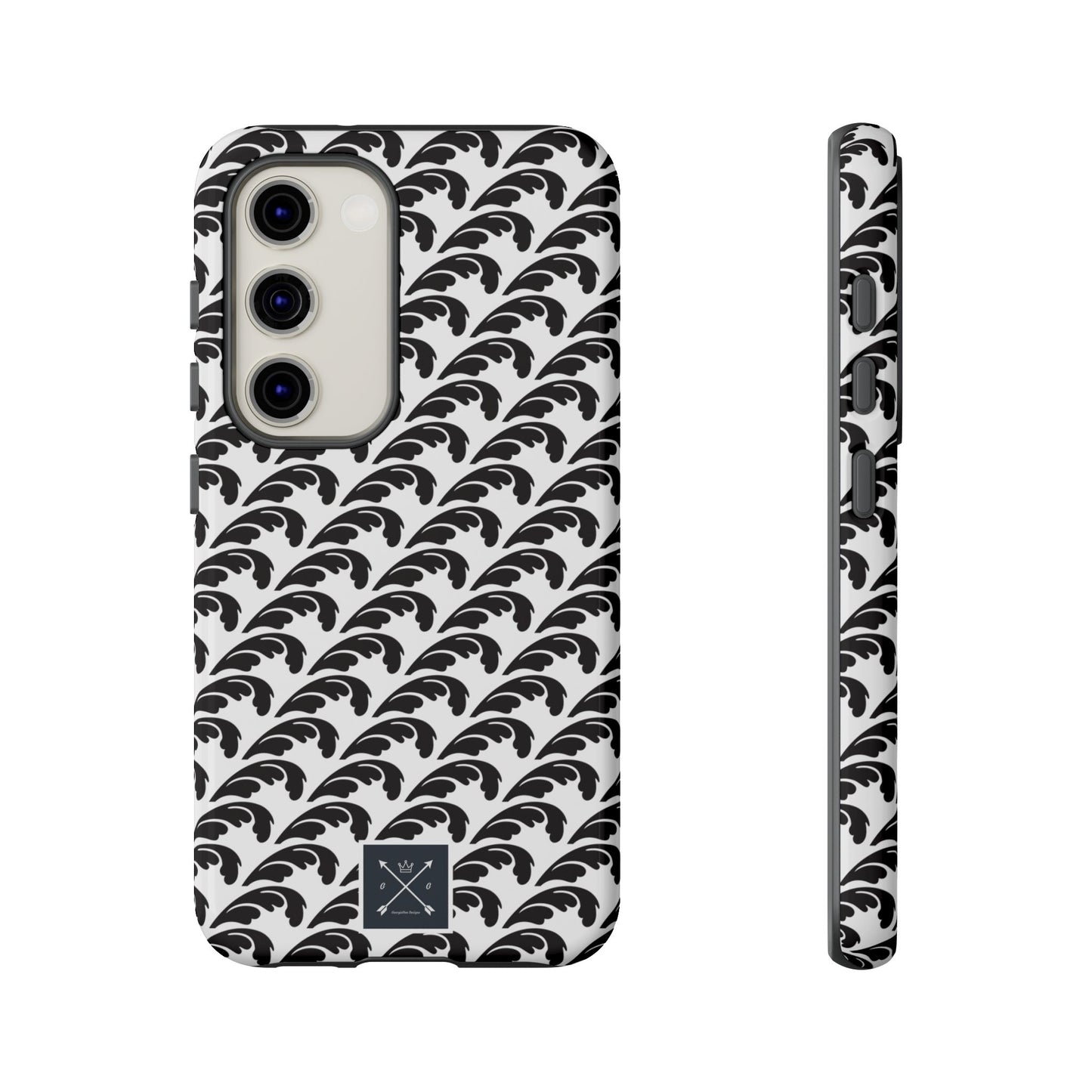 Beautiful Beloved One Flourish (black/white) - Tough Phone Cases