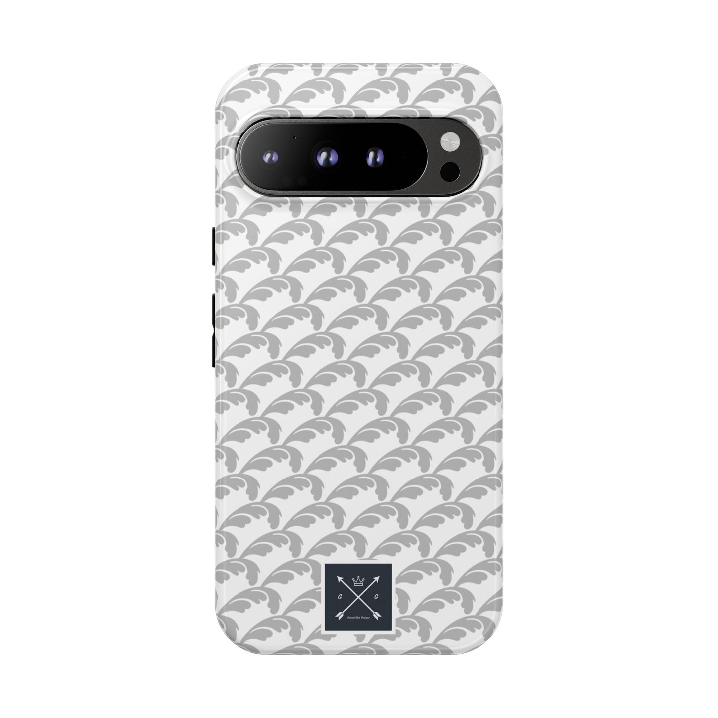 Beautiful Beloved Flourish (silver/white) - Tough Phone Cases